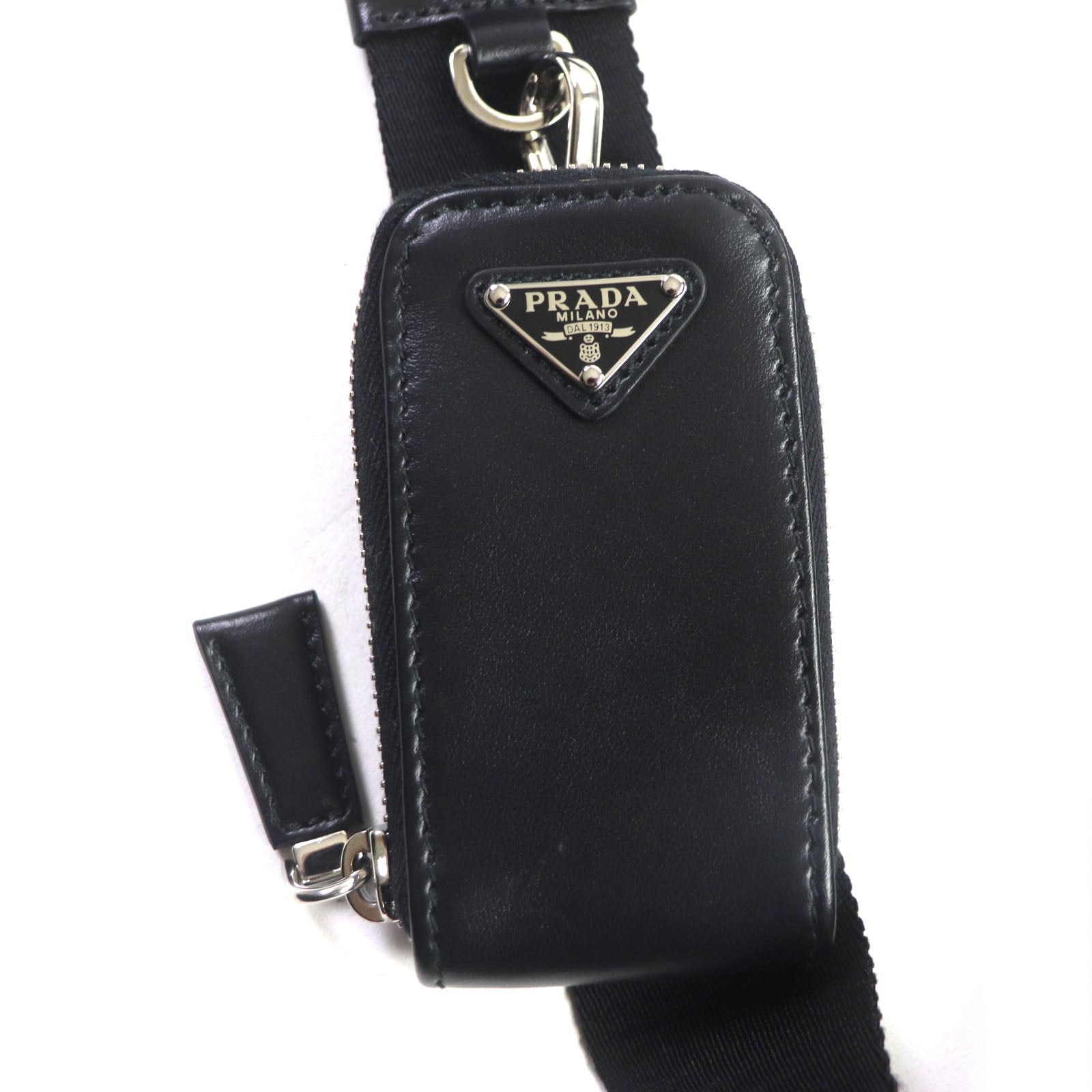 Prada Nylon Leather Shoulder Bag 1BH197