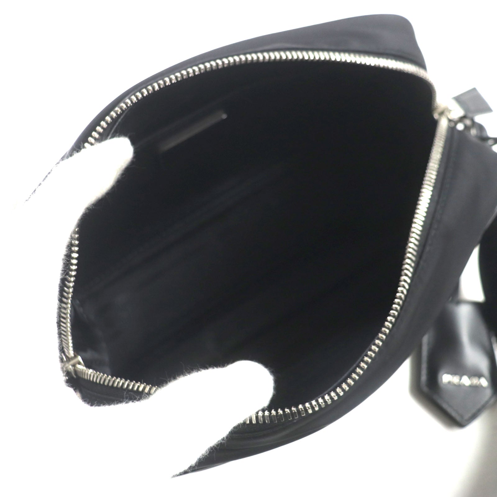 Prada Nylon Leather Shoulder Bag 1BH197