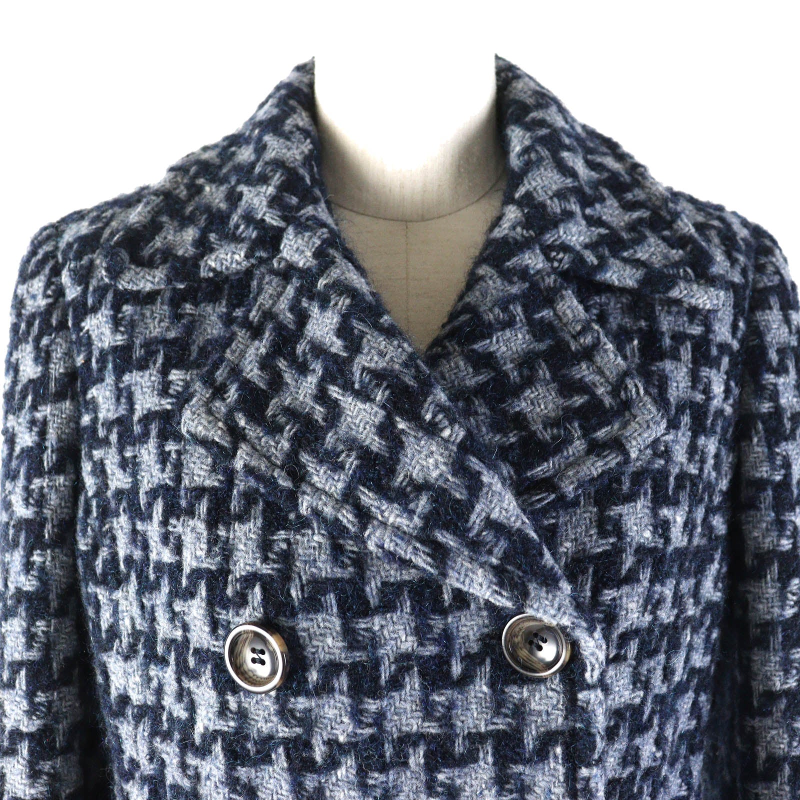 MaxMara Wool Alpaca Tweed Double-Breasted Jacket