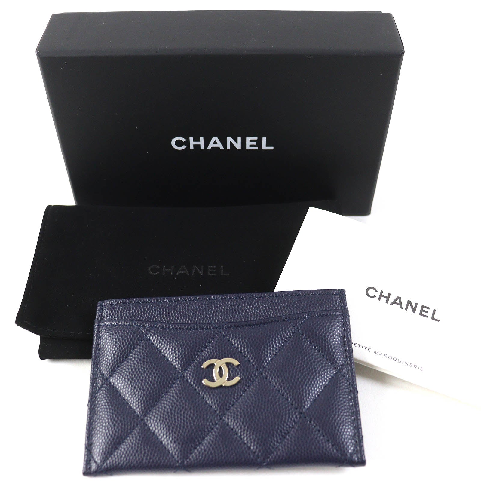 Chanel Classic Card Case Caviar Skin AP0213