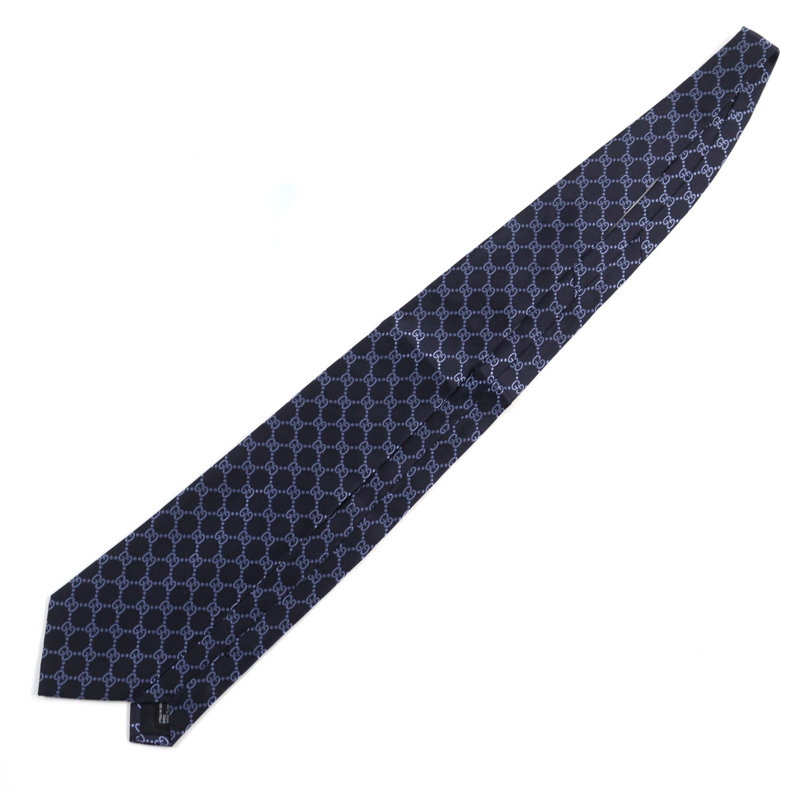 Gucci Argos Silk GG Jacquard Tie Navy