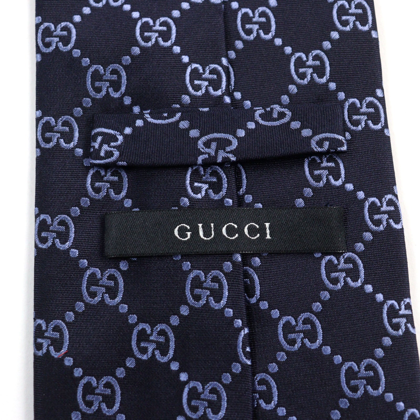 Gucci Argos Silk GG Jacquard Tie Navy