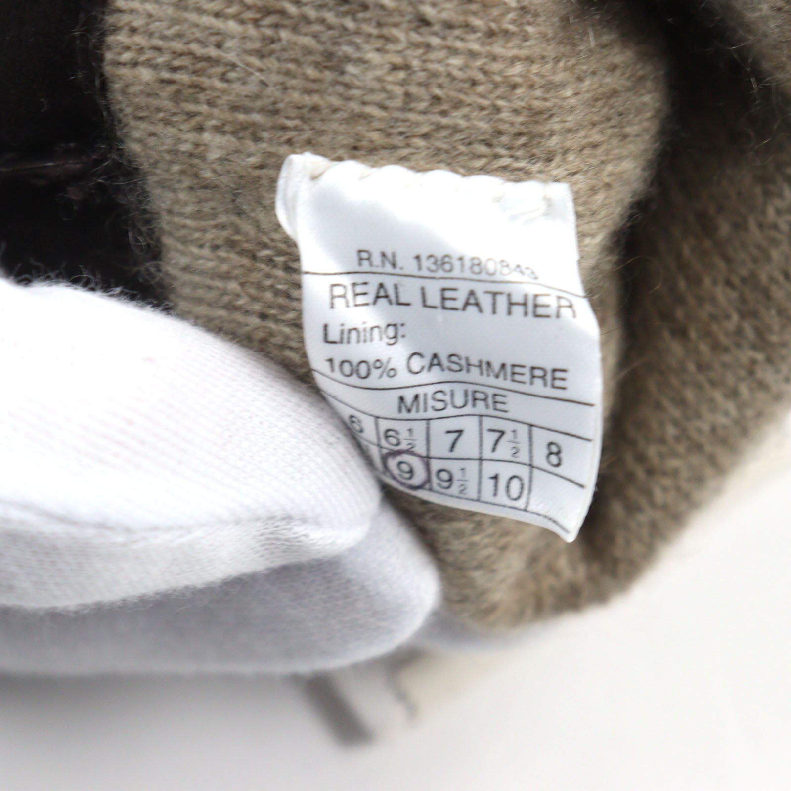 Salvatore Ferragamo Suede Leather Cashmere Gloves