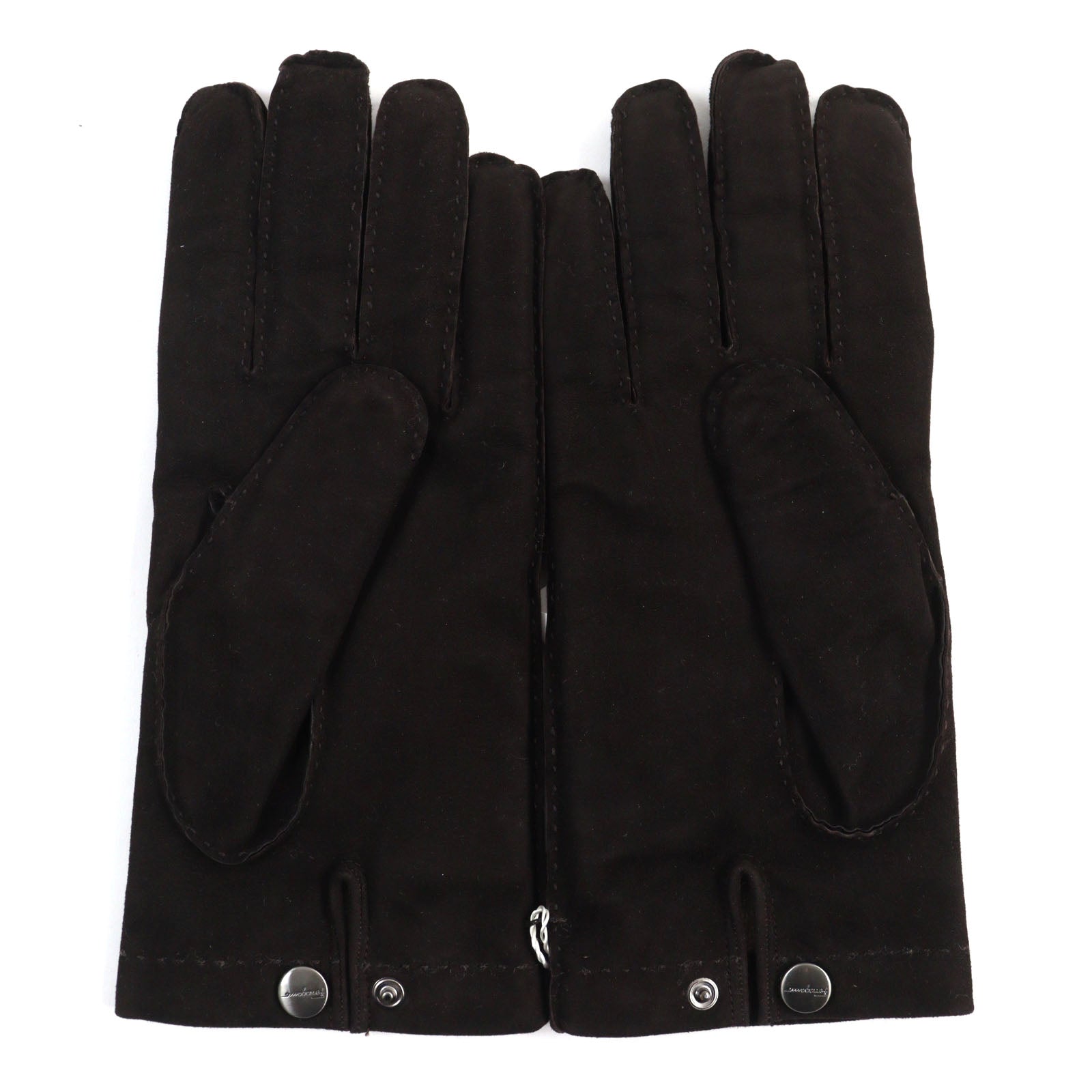 Salvatore Ferragamo Suede Leather Cashmere Gloves