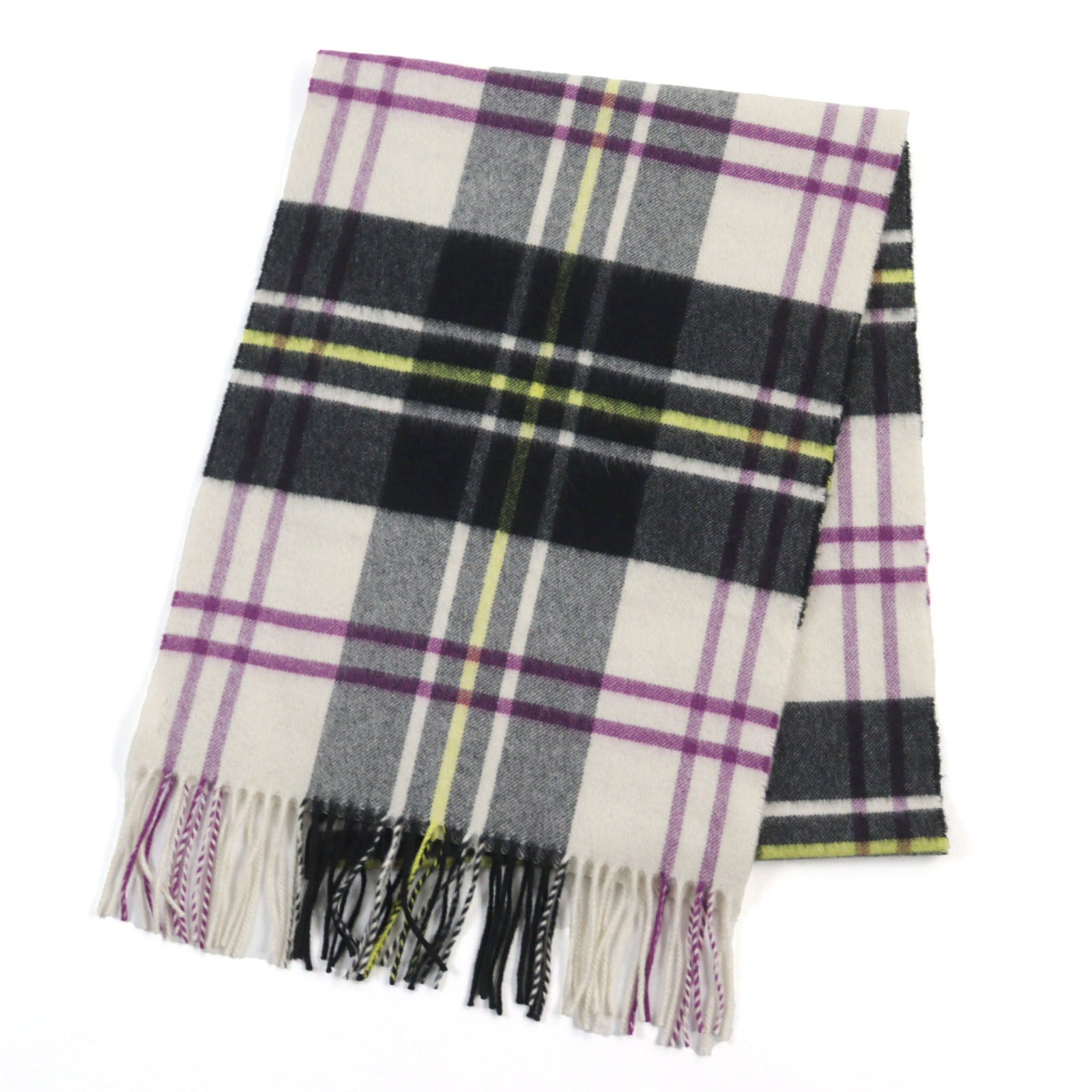 Johnstons Cashmere Scarf Multicolor Check