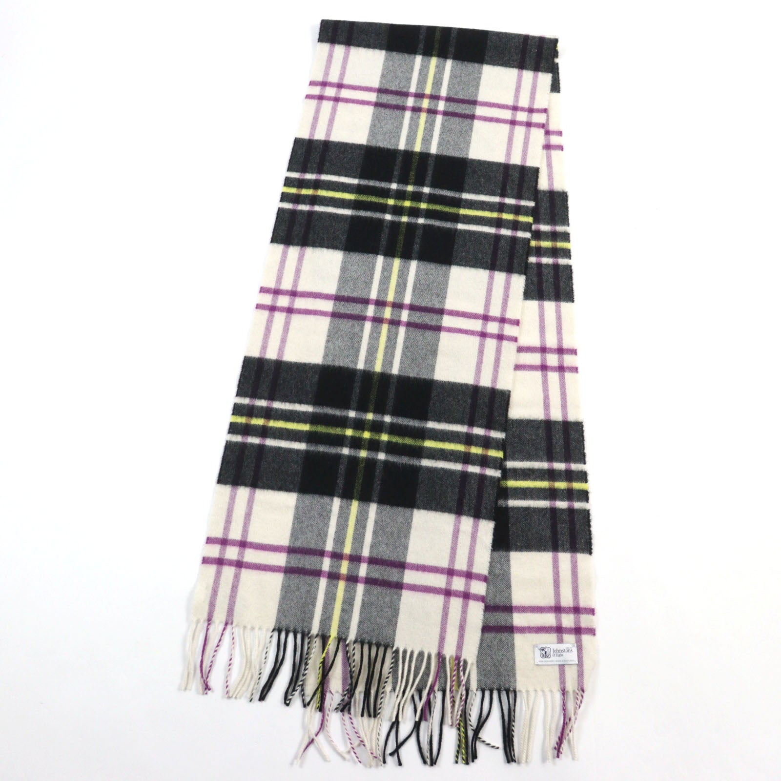 Johnstons Cashmere Scarf Multicolor Check