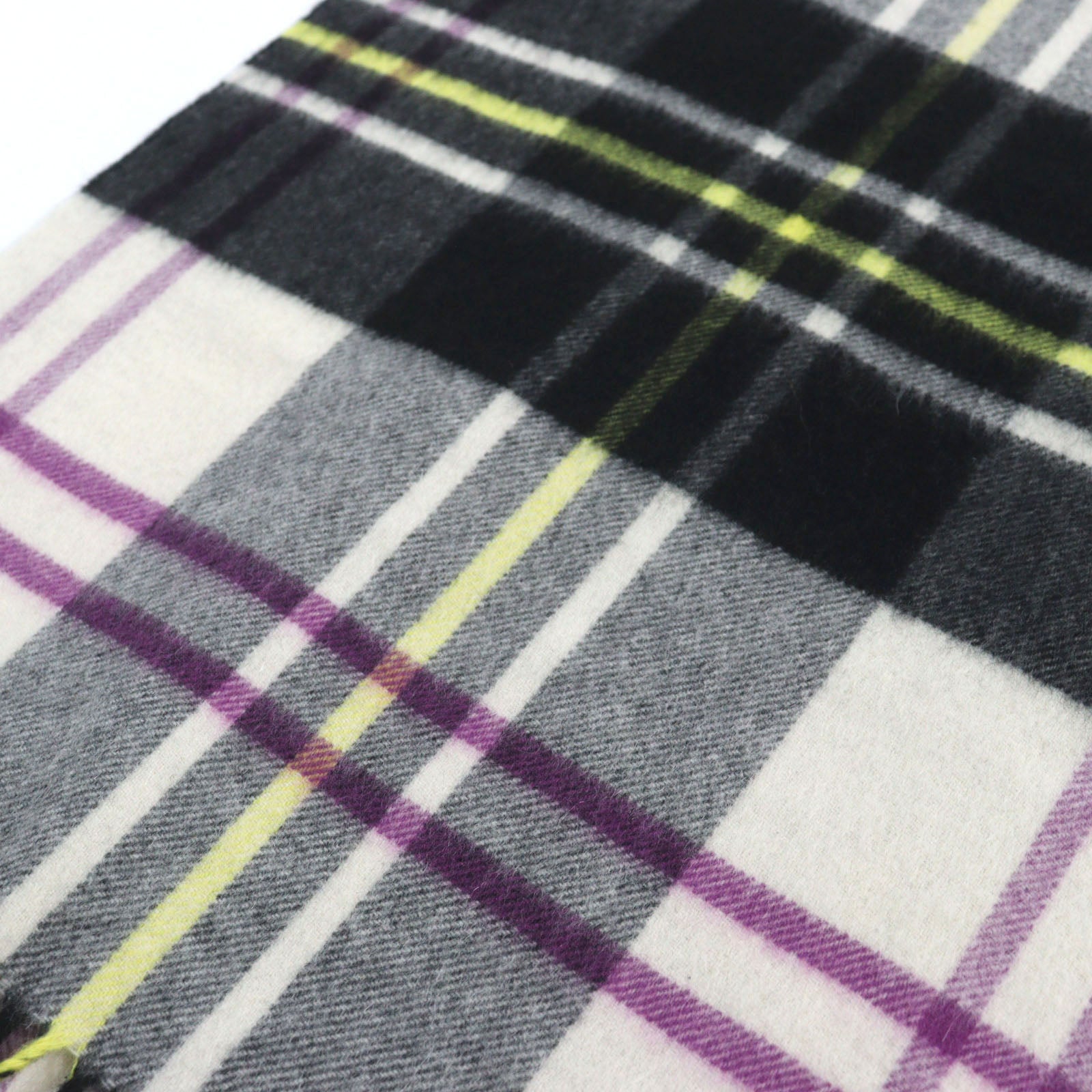 Johnstons Cashmere Scarf Multicolor Check