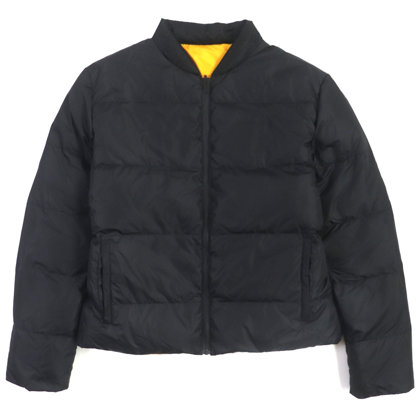 Fendi Reversible Down Jacket Black Orange