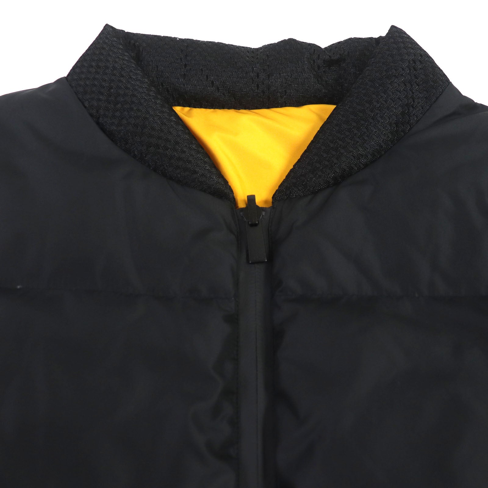 Fendi Reversible Down Jacket Black Orange