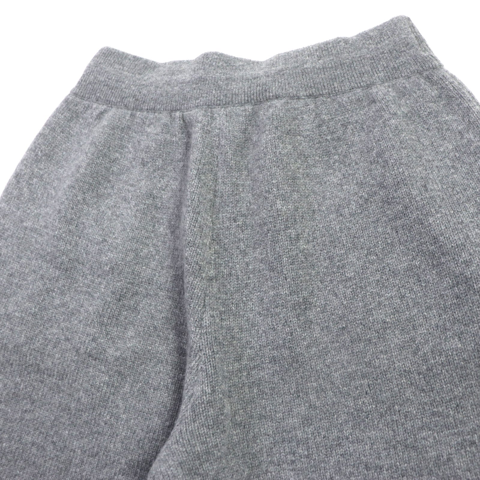 Celine Wool Cashmere Logo Knit Jogger Pants