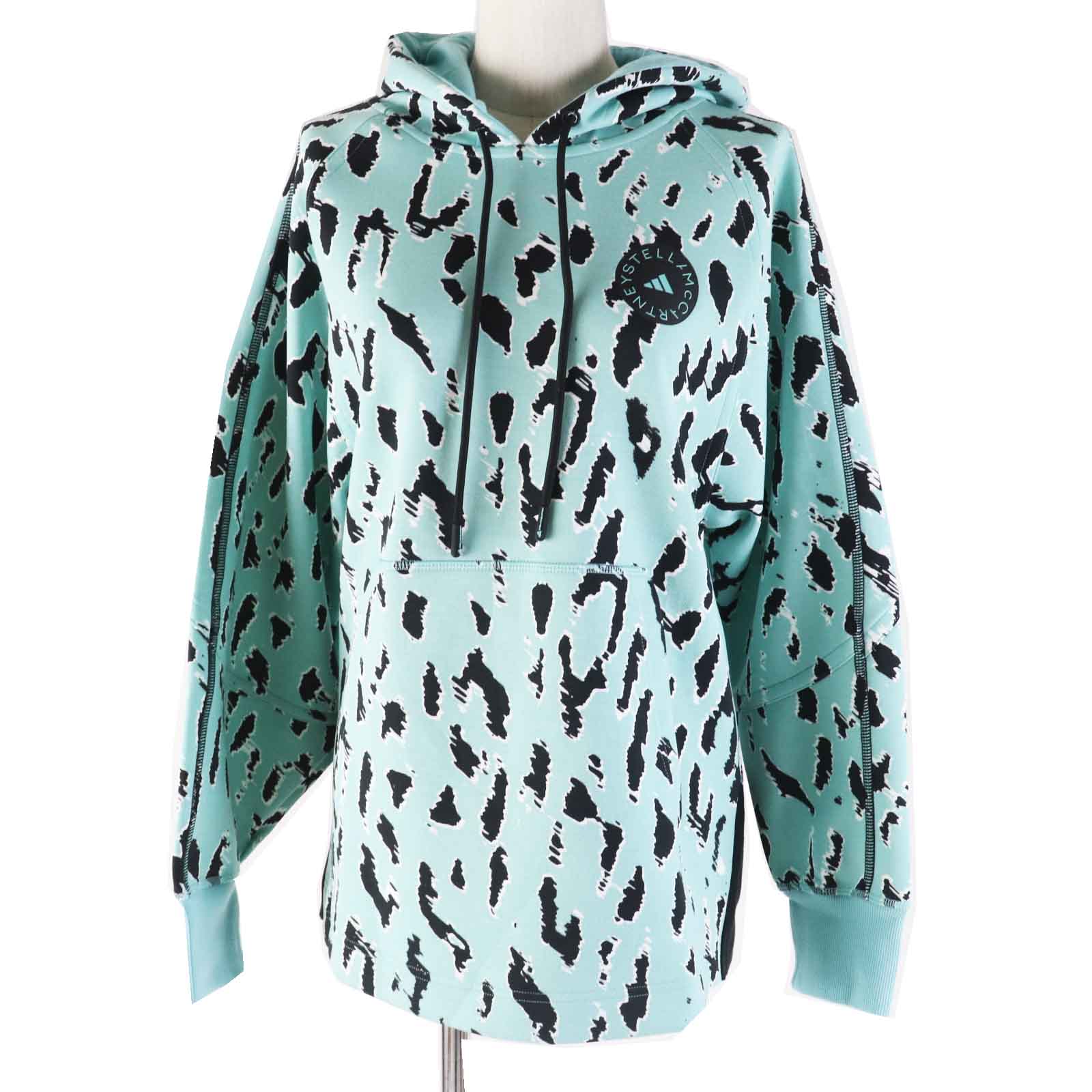 adidas Stella McCartney AOP Hoodie Mint Black S