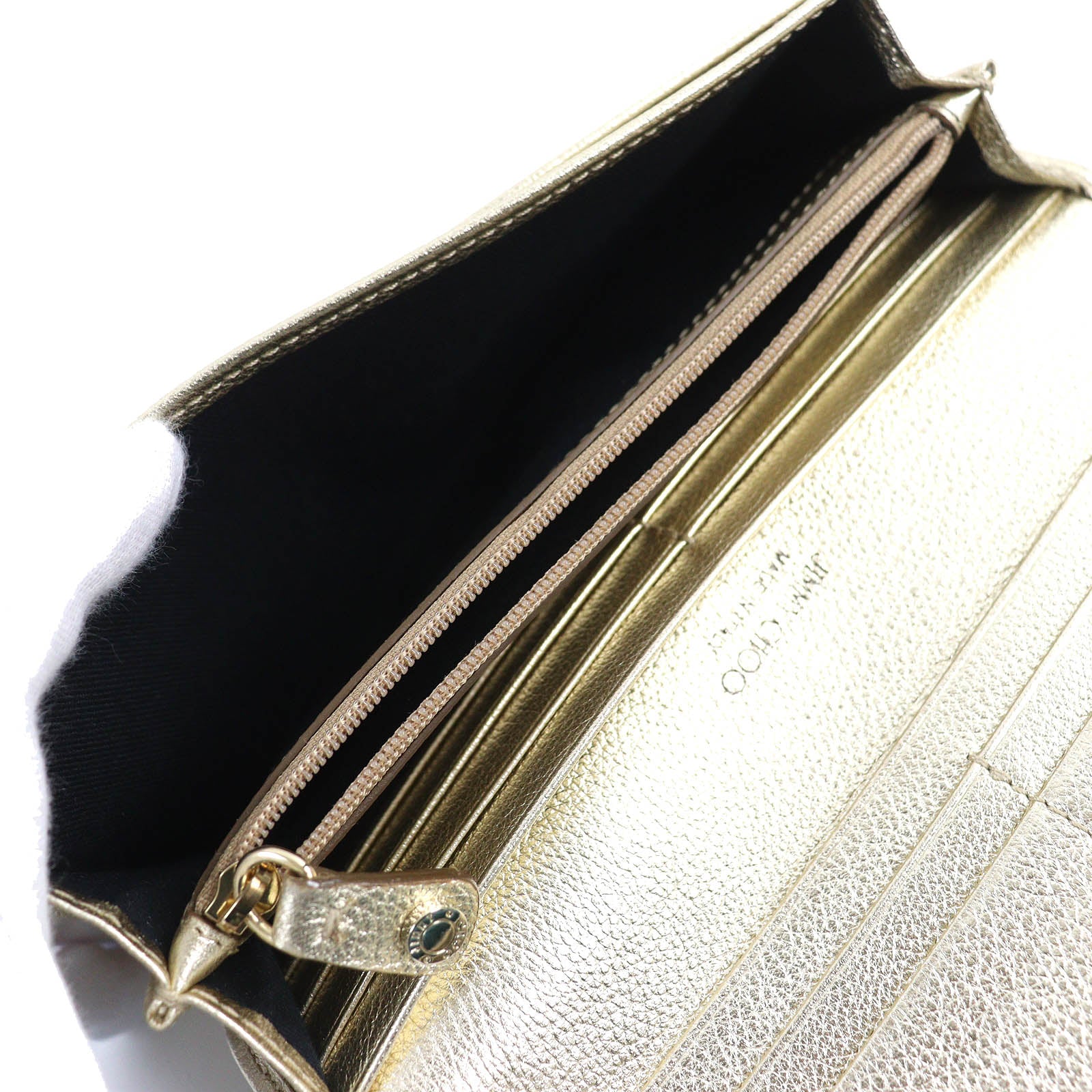 Jimmy Choo NINO Star Stud Nappa Leather Wallet