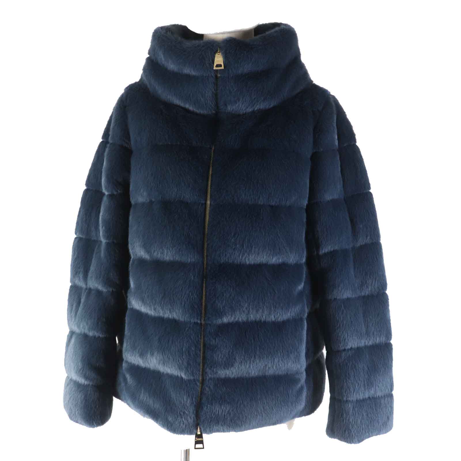 Herno Women's Cape Down Jacket Navy