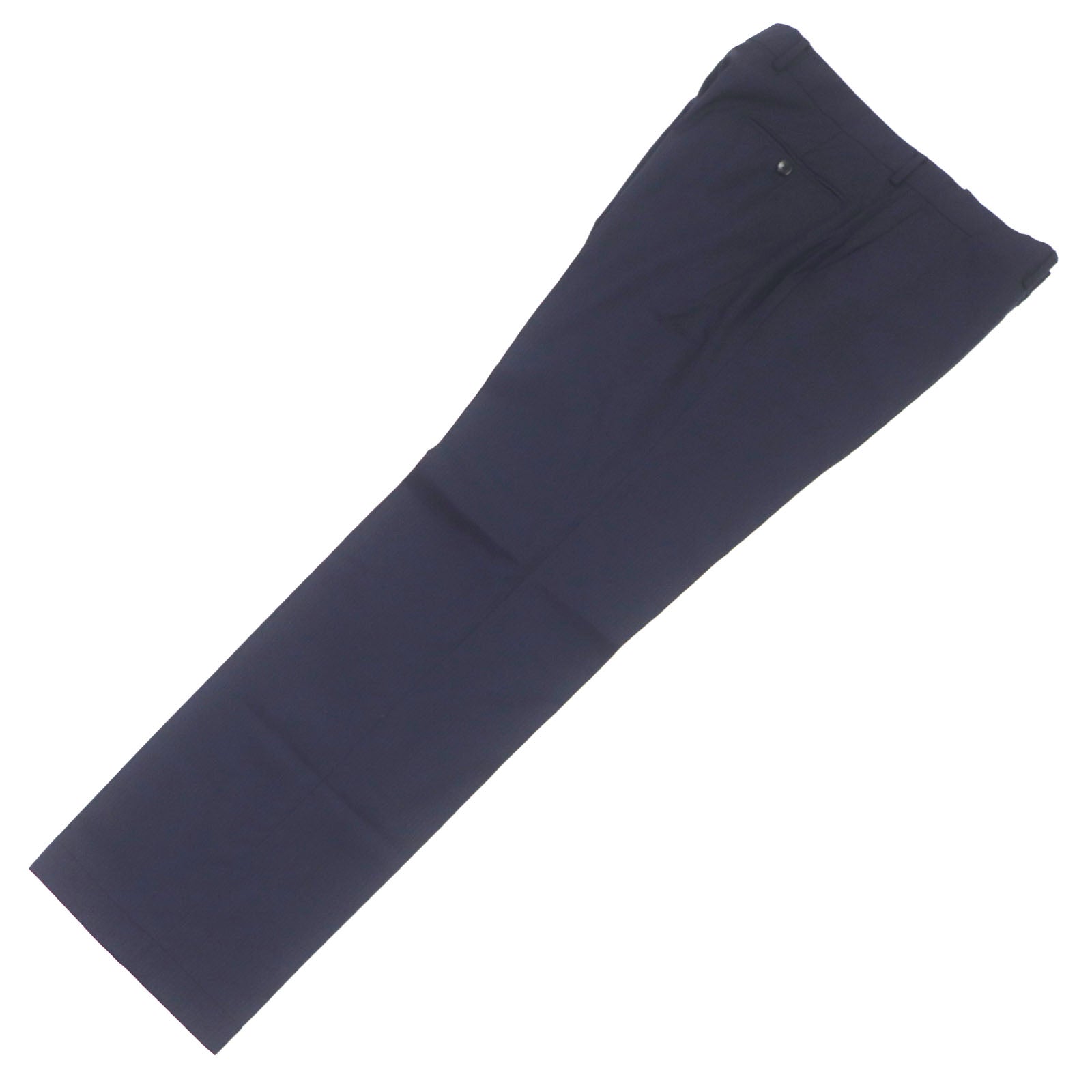 Louis Vuitton Wool Silk Cuff Single Suit Navy