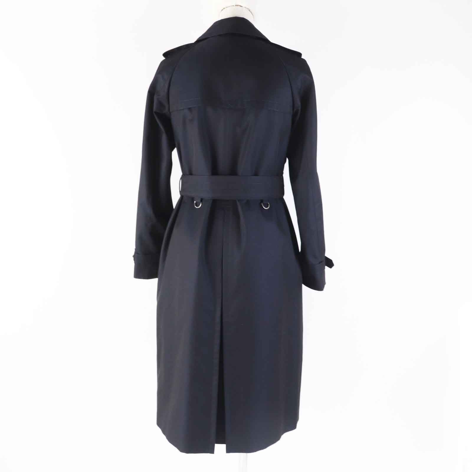 Aquascutum Women's Trench Coat Dark Navy