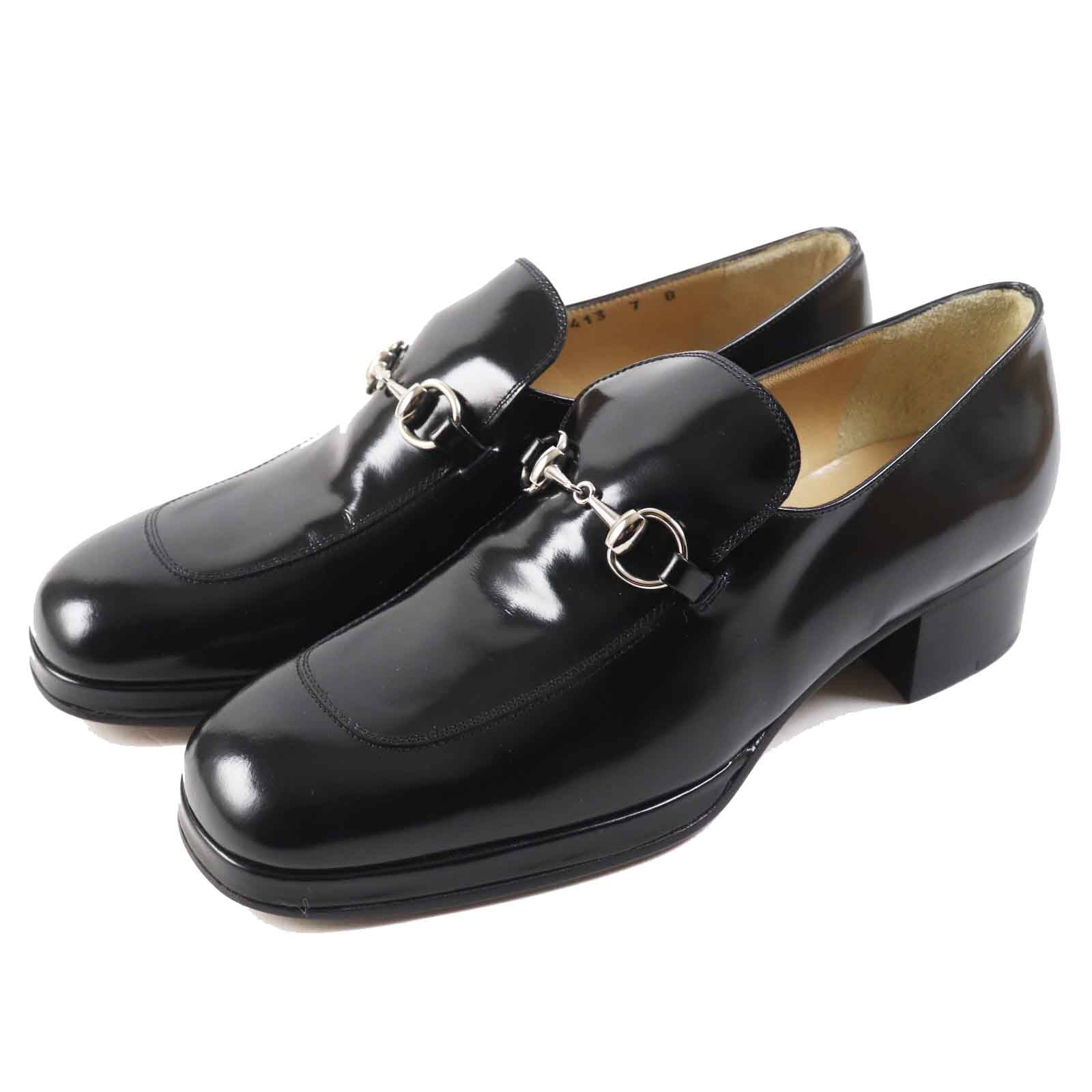 Gucci Horsebit Leather Loafers Black Women