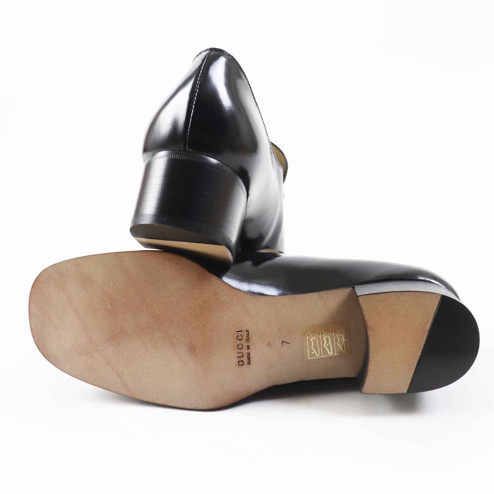 Gucci Horsebit Leather Loafers Black Women