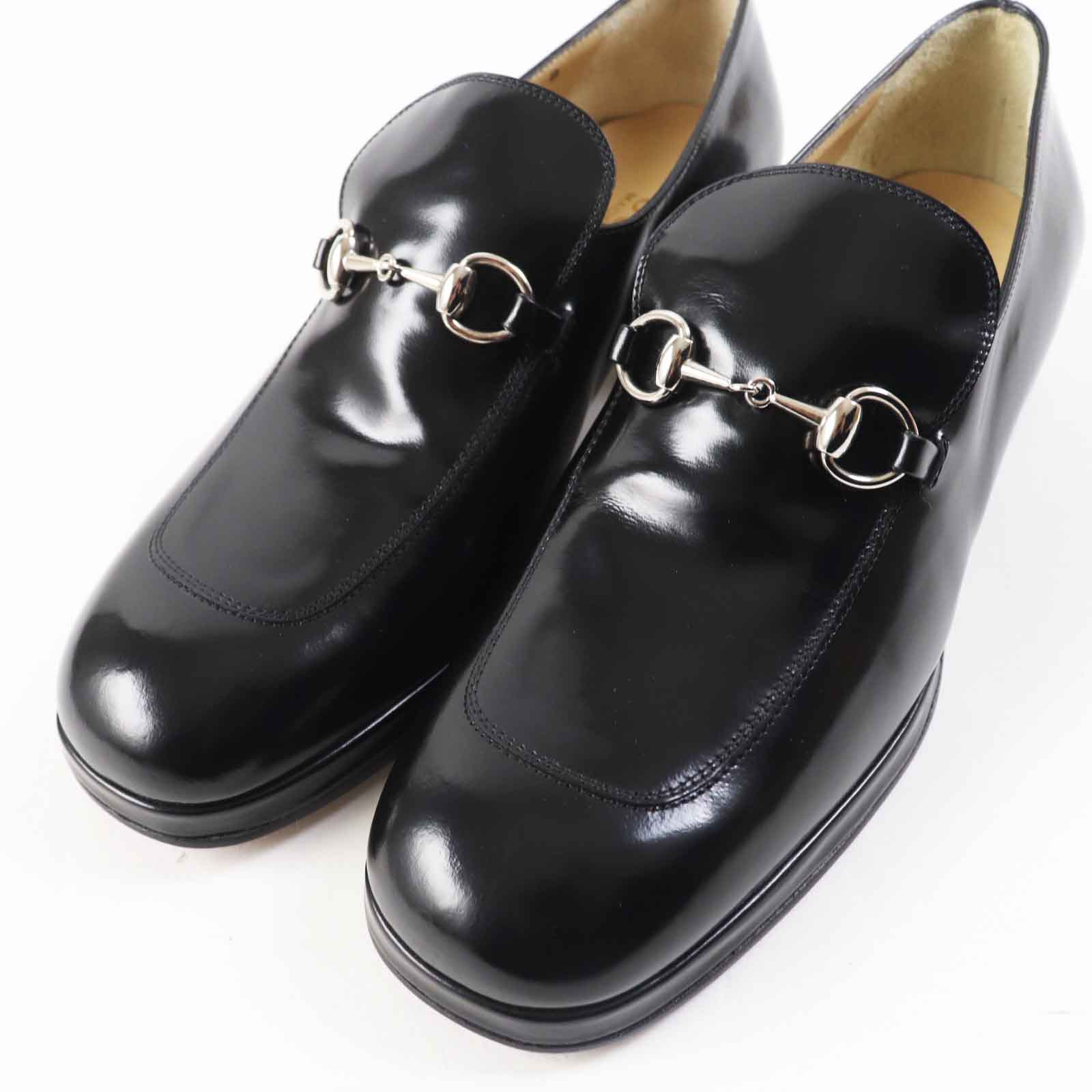 Gucci Horsebit Leather Loafers Black Women