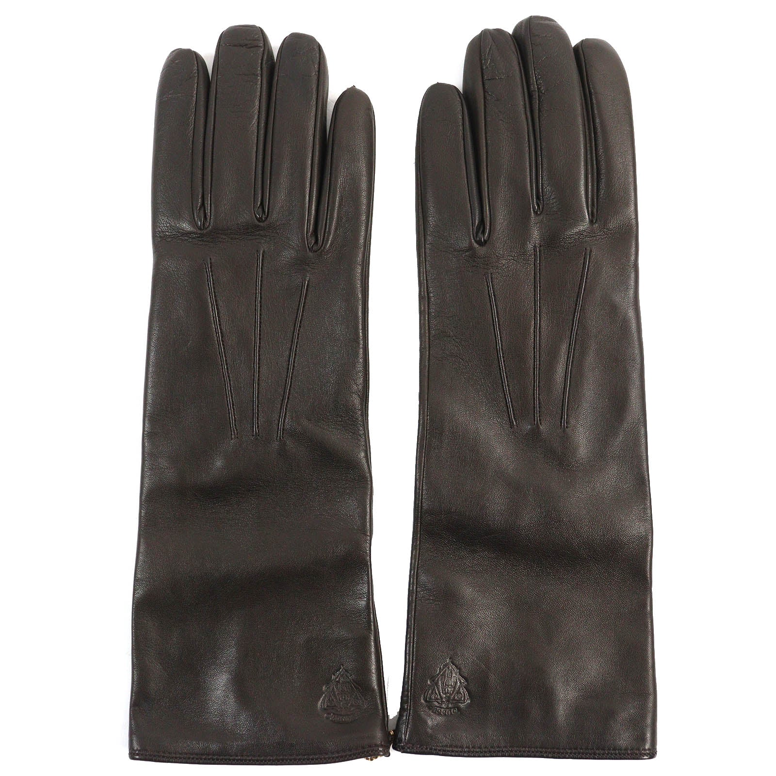 Gucci Lamb Leather Long Gloves 8.5