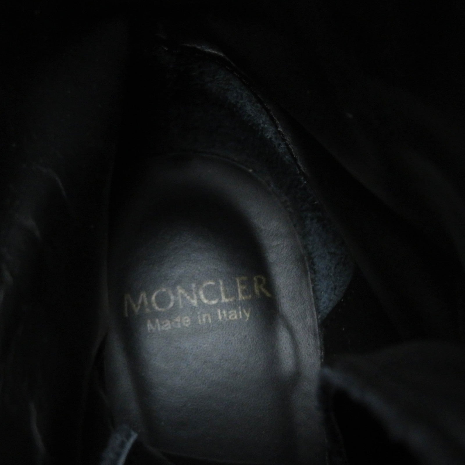 Moncler SHANICE Leather Boots Black 37 Women