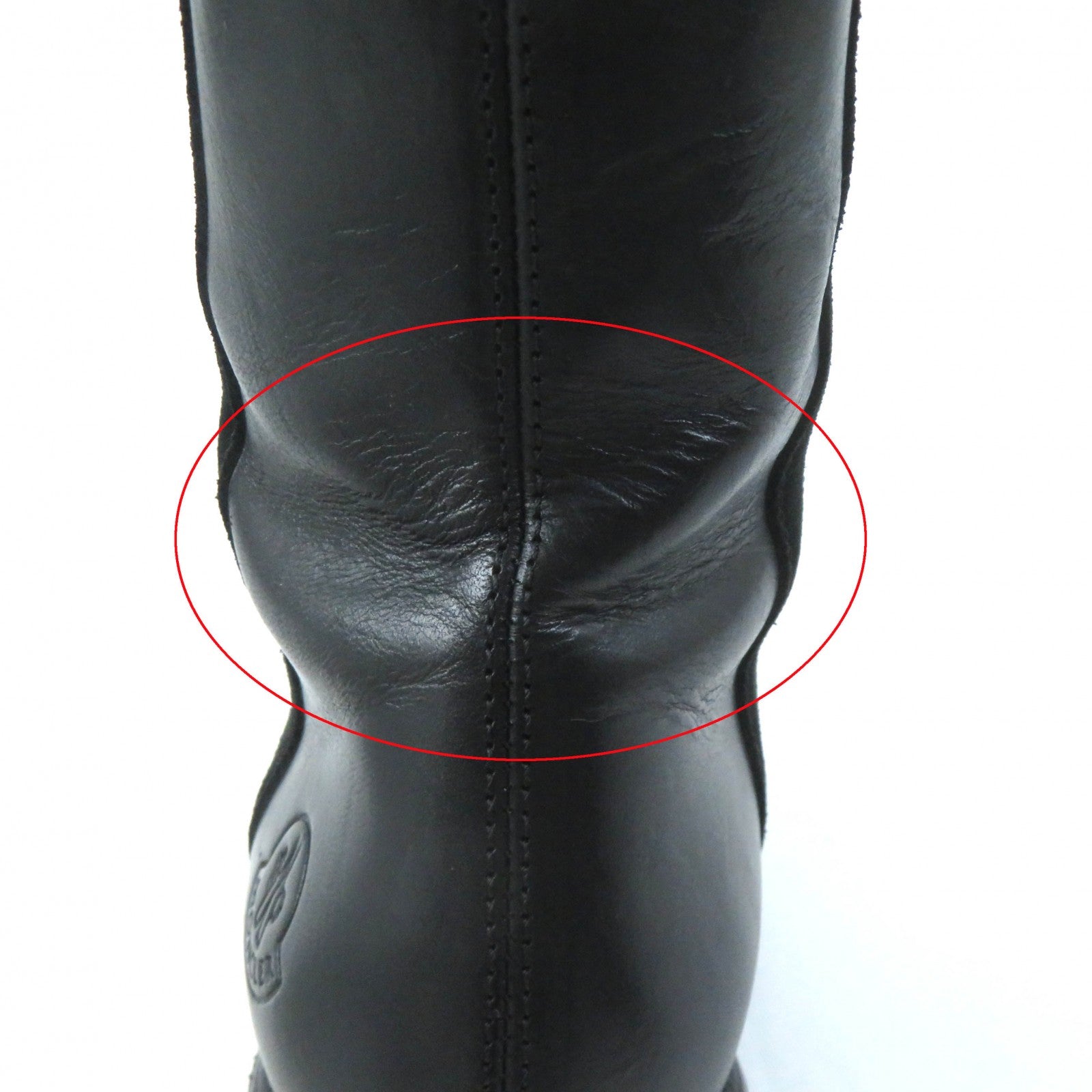 Moncler SHANICE Leather Boots Black 37 Women