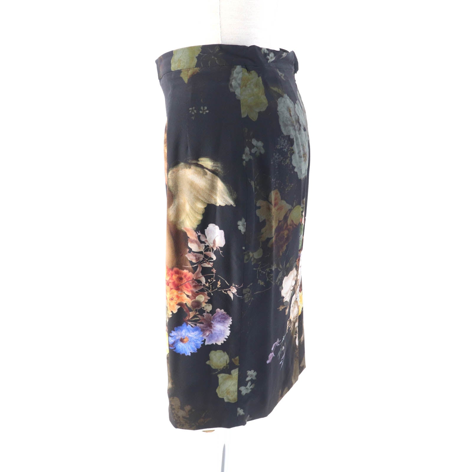 Dolce & Gabbana Floral Silk Knee Length Skirt