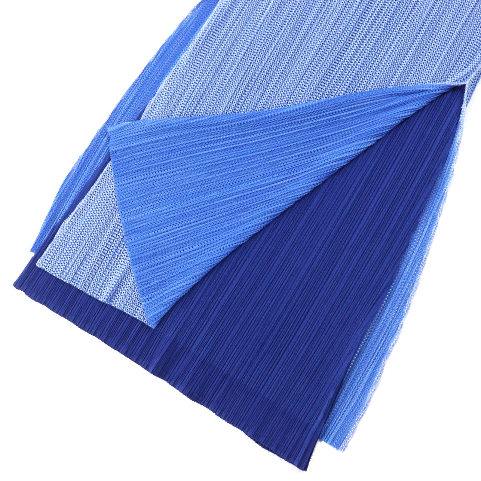 Pleats Please Layered Skirt Blue Women