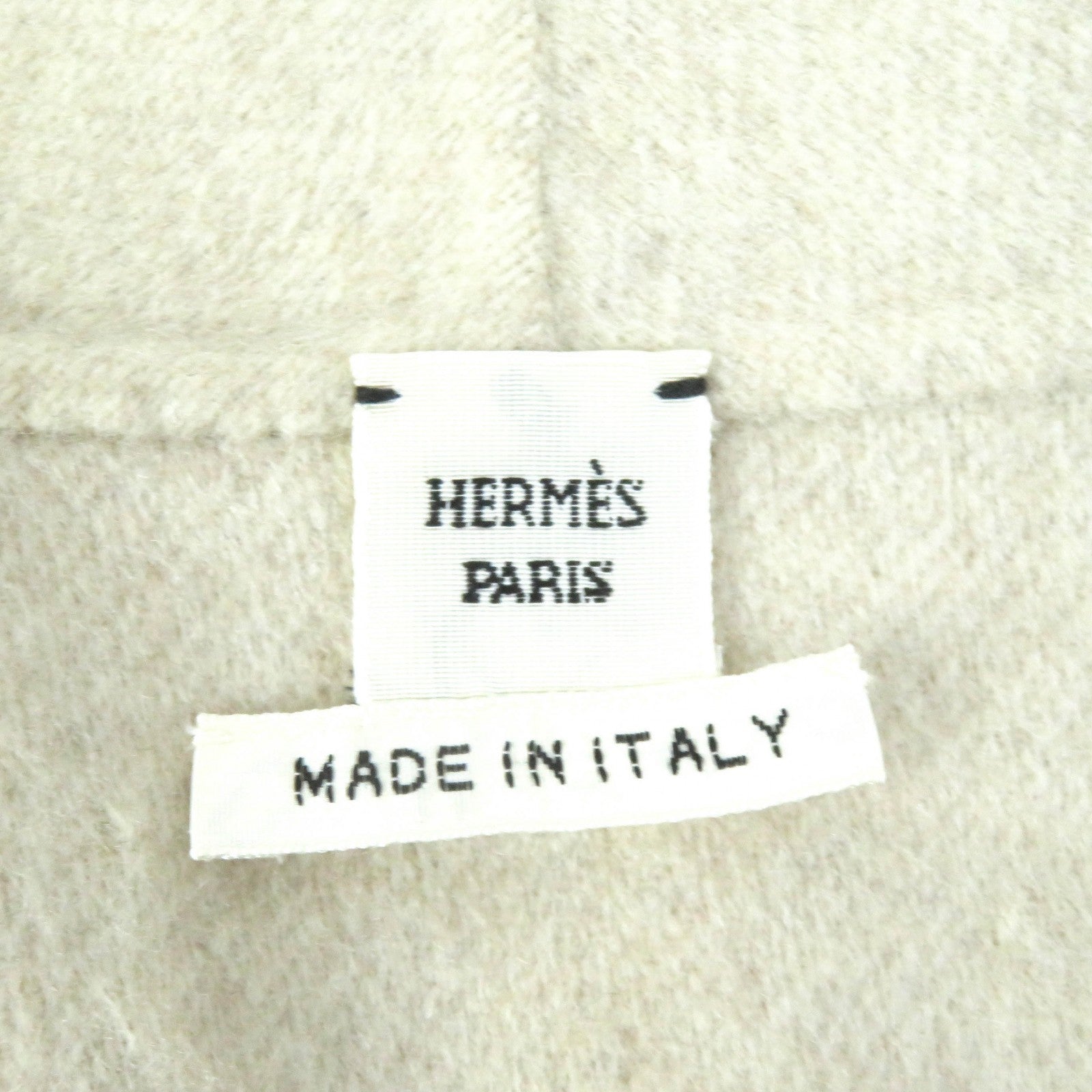 HERMES Cashmere Long Wrap Coat Women