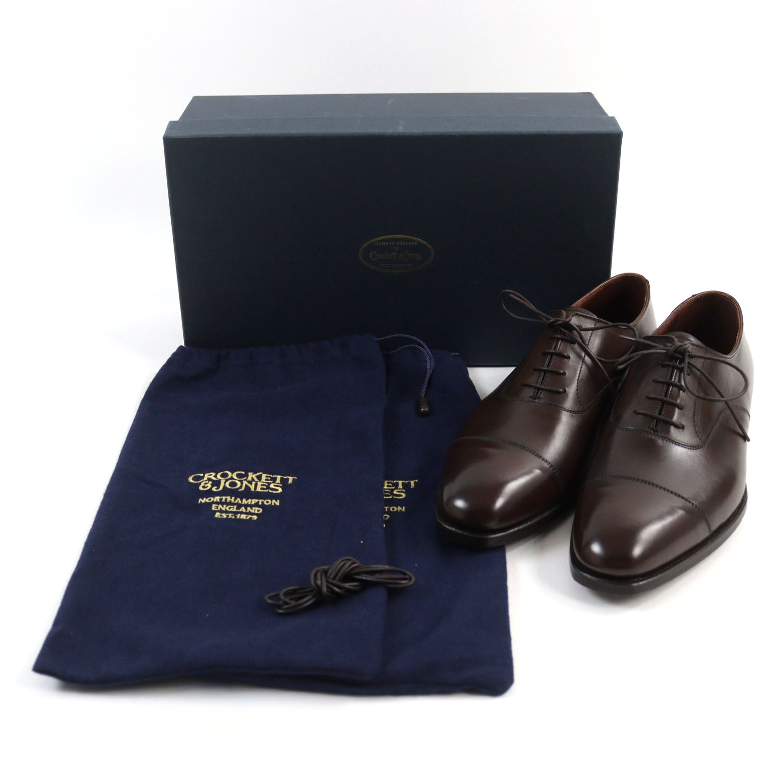 Crockett & Jones Audley Leather Shoes Brown 6.5