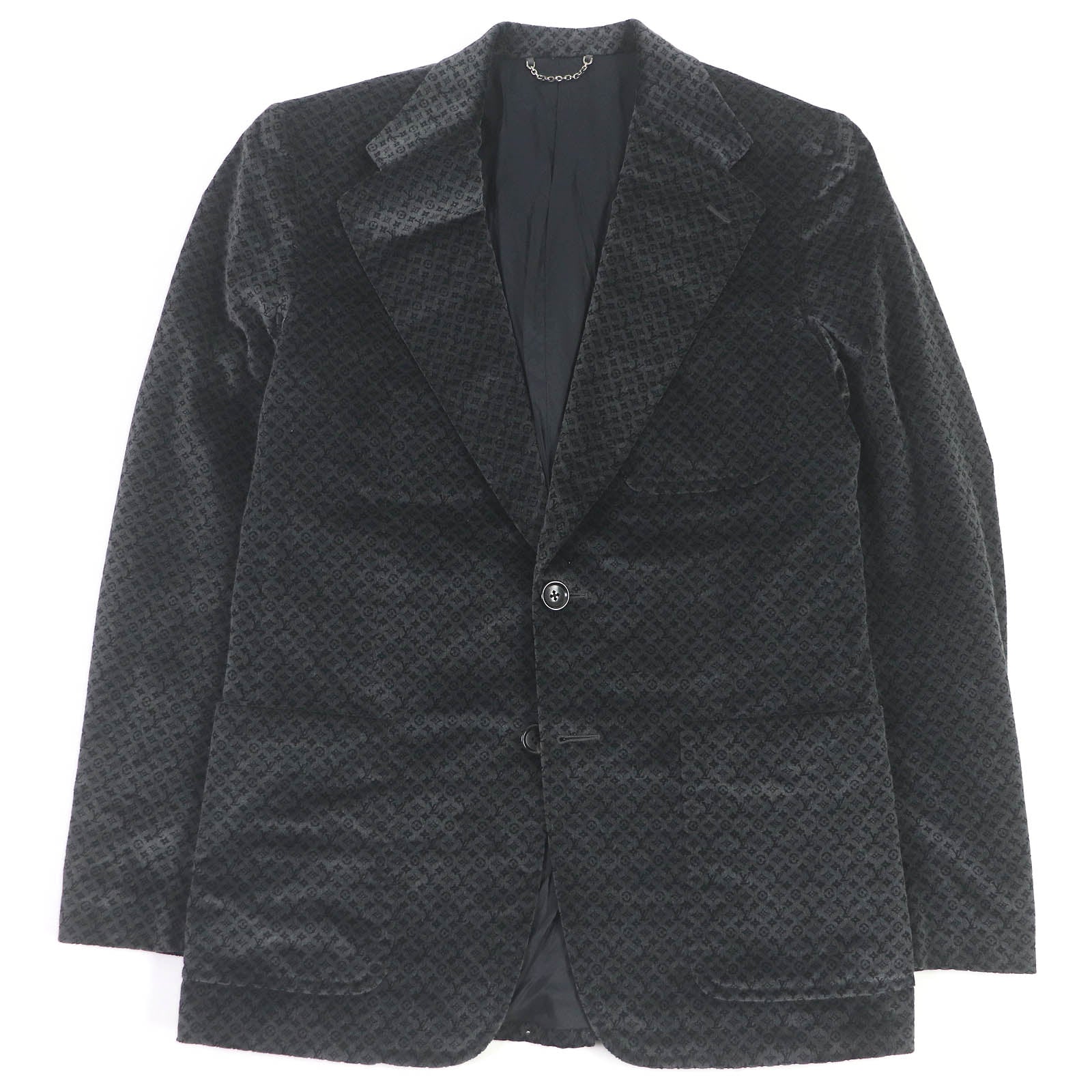 Louis Vuitton Monogram Tailored Jacket Black