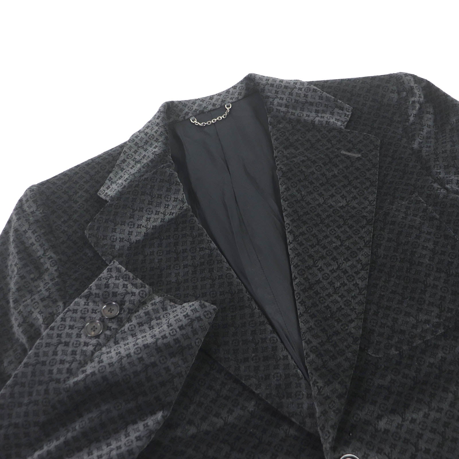 Louis Vuitton Monogram Tailored Jacket Black