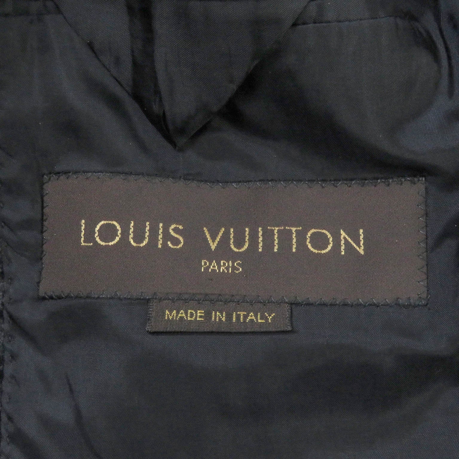 Louis Vuitton Monogram Tailored Jacket Black