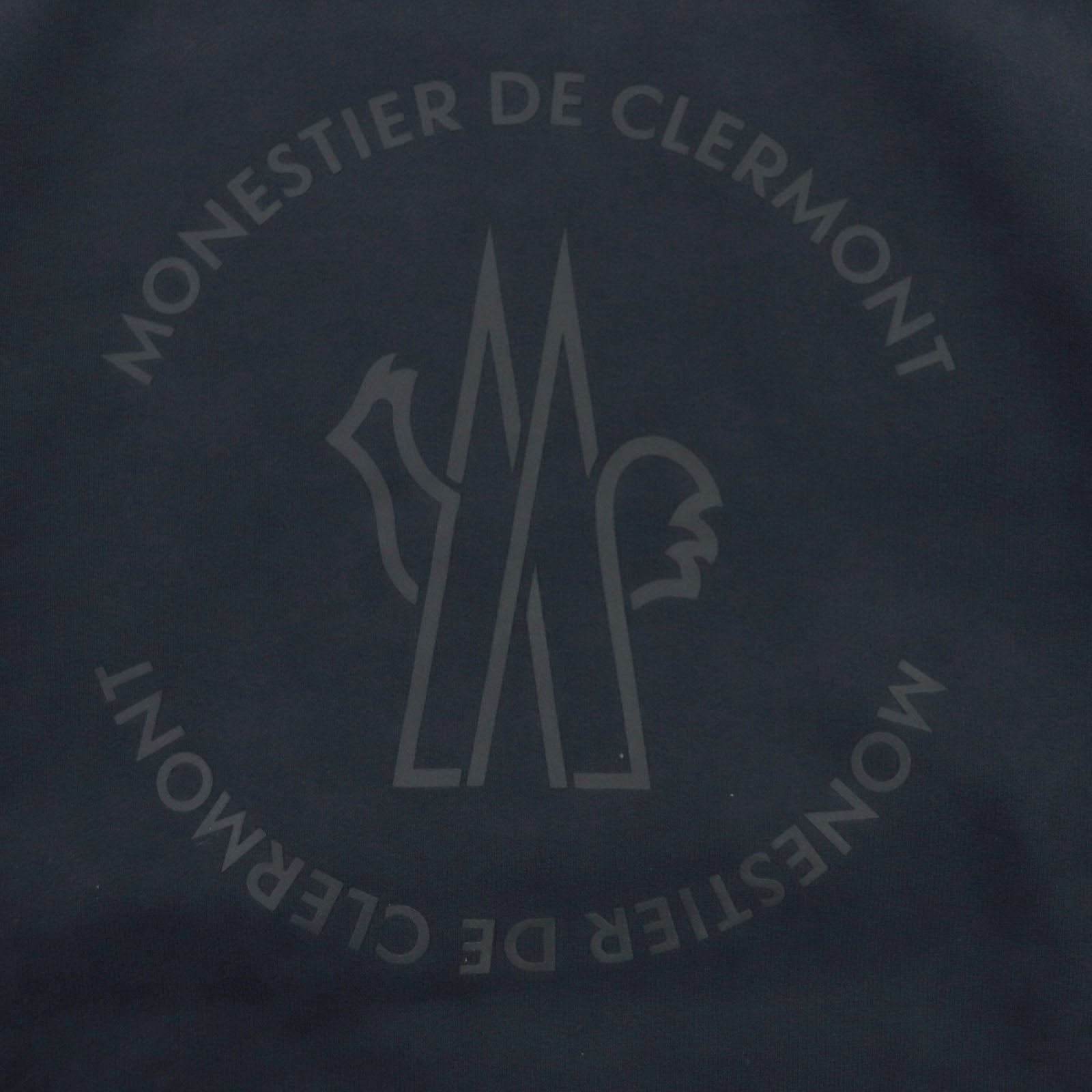 Moncler FELPA Cotton Nylon Logo Sweatshirt Navy S