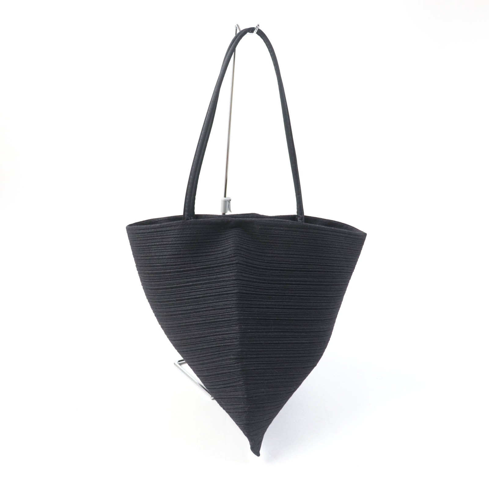 Pleats Please Polyester Tote Bag Black