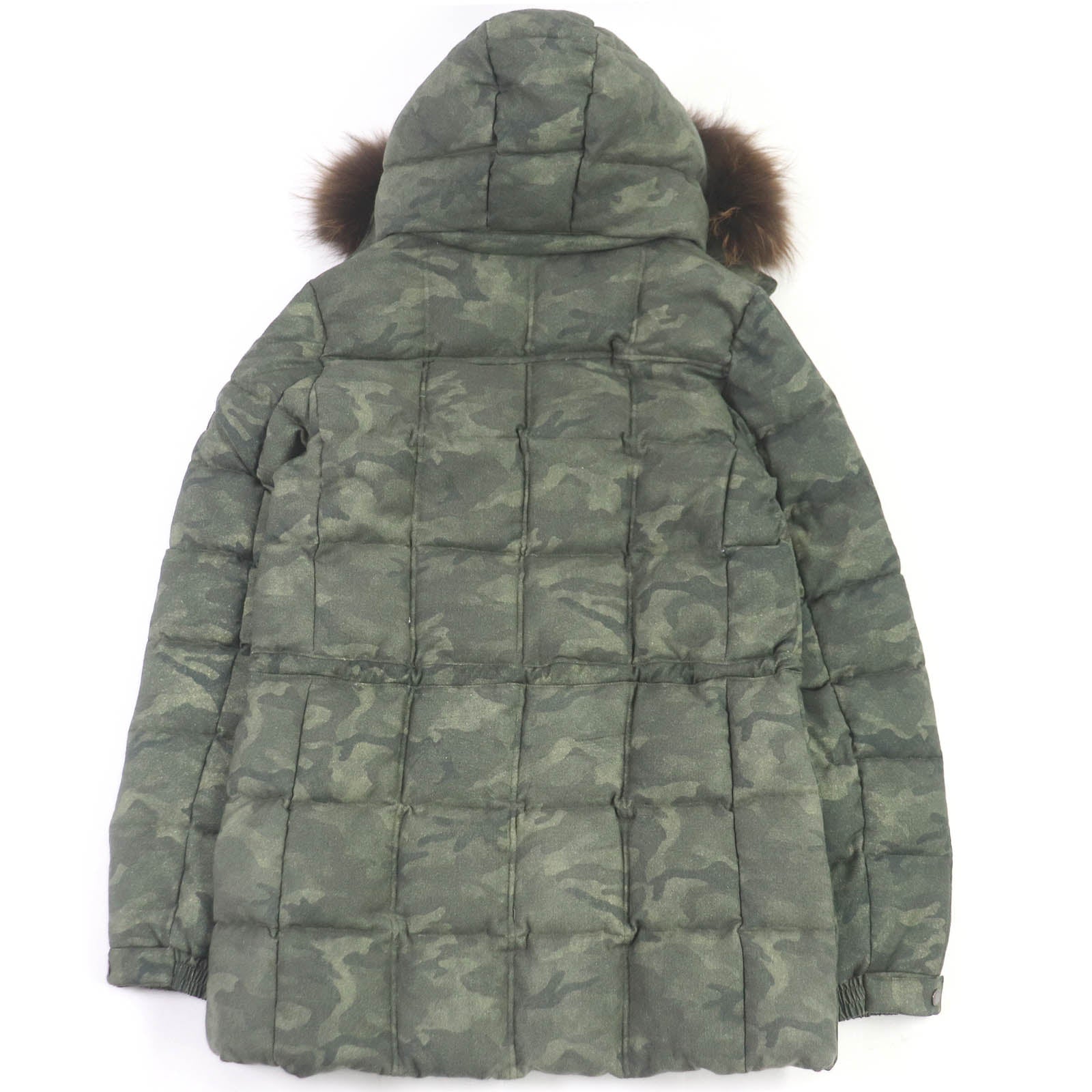 TATRAS OLIMPIO Wool Silk Camouflage Down Coat