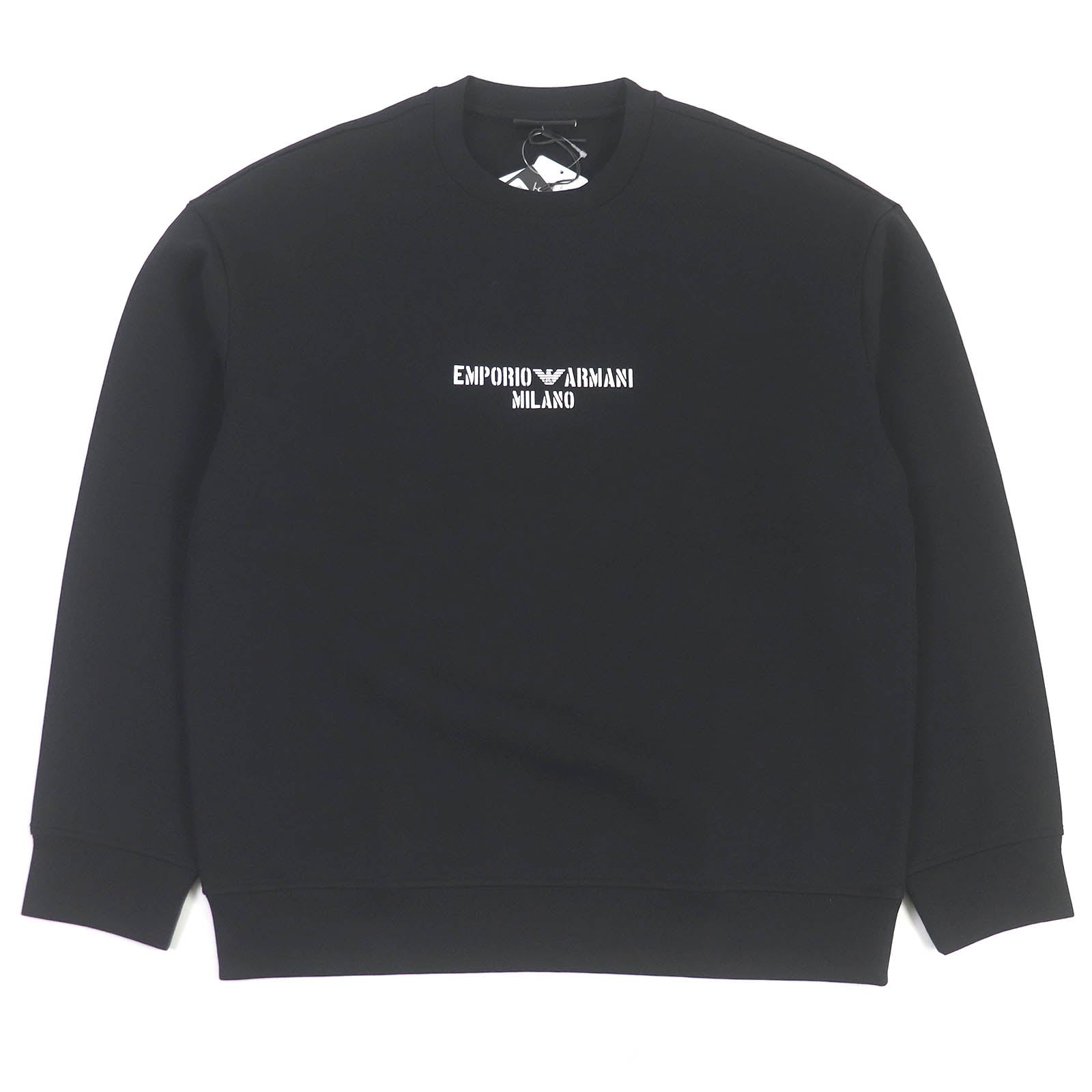 Emporio Armani Black Logo Sweatshirt L