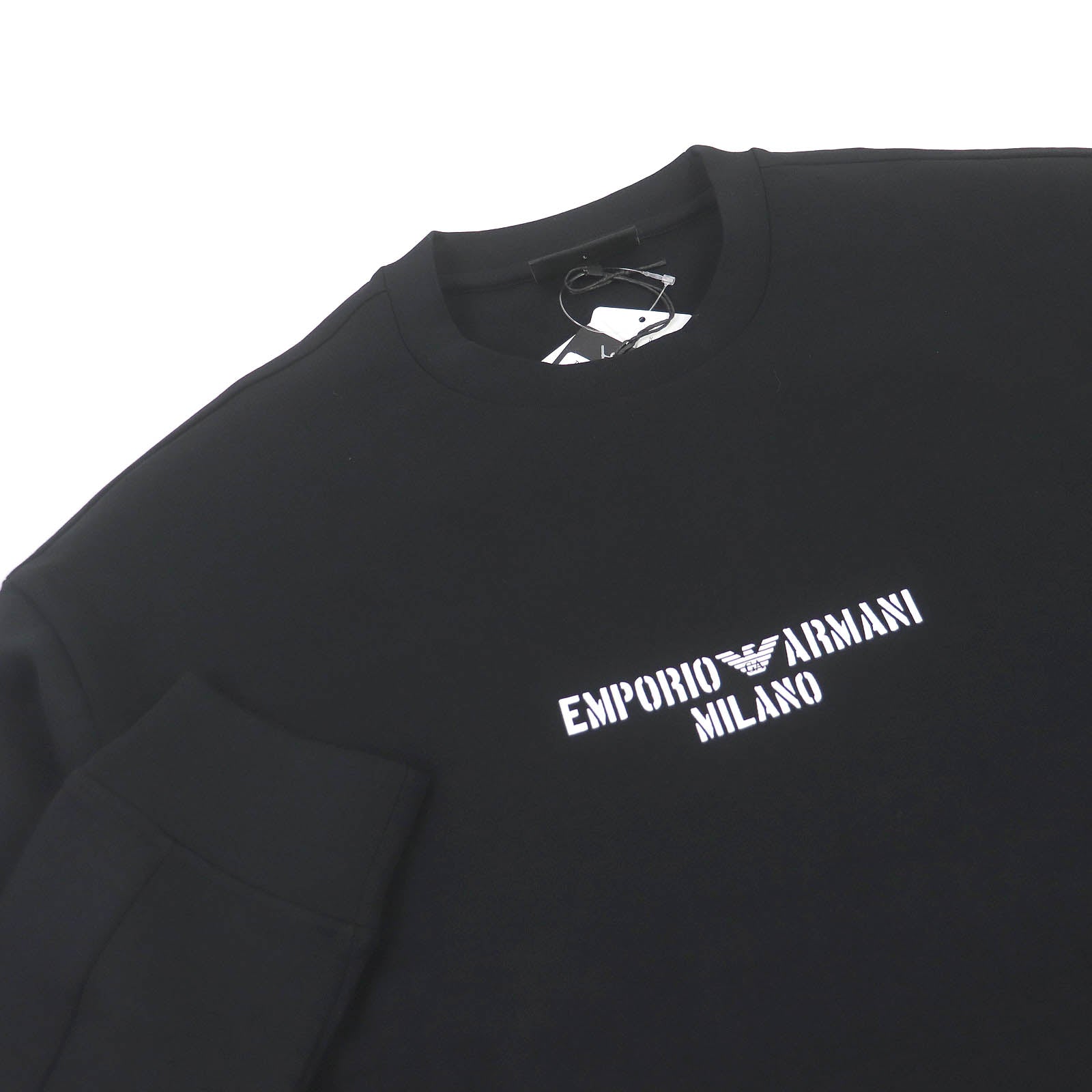 Emporio Armani Black Logo Sweatshirt L