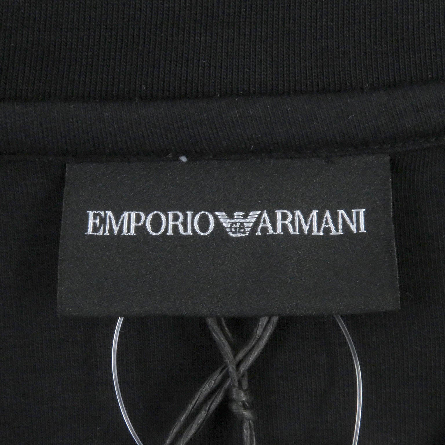 Emporio Armani Black Logo Sweatshirt L