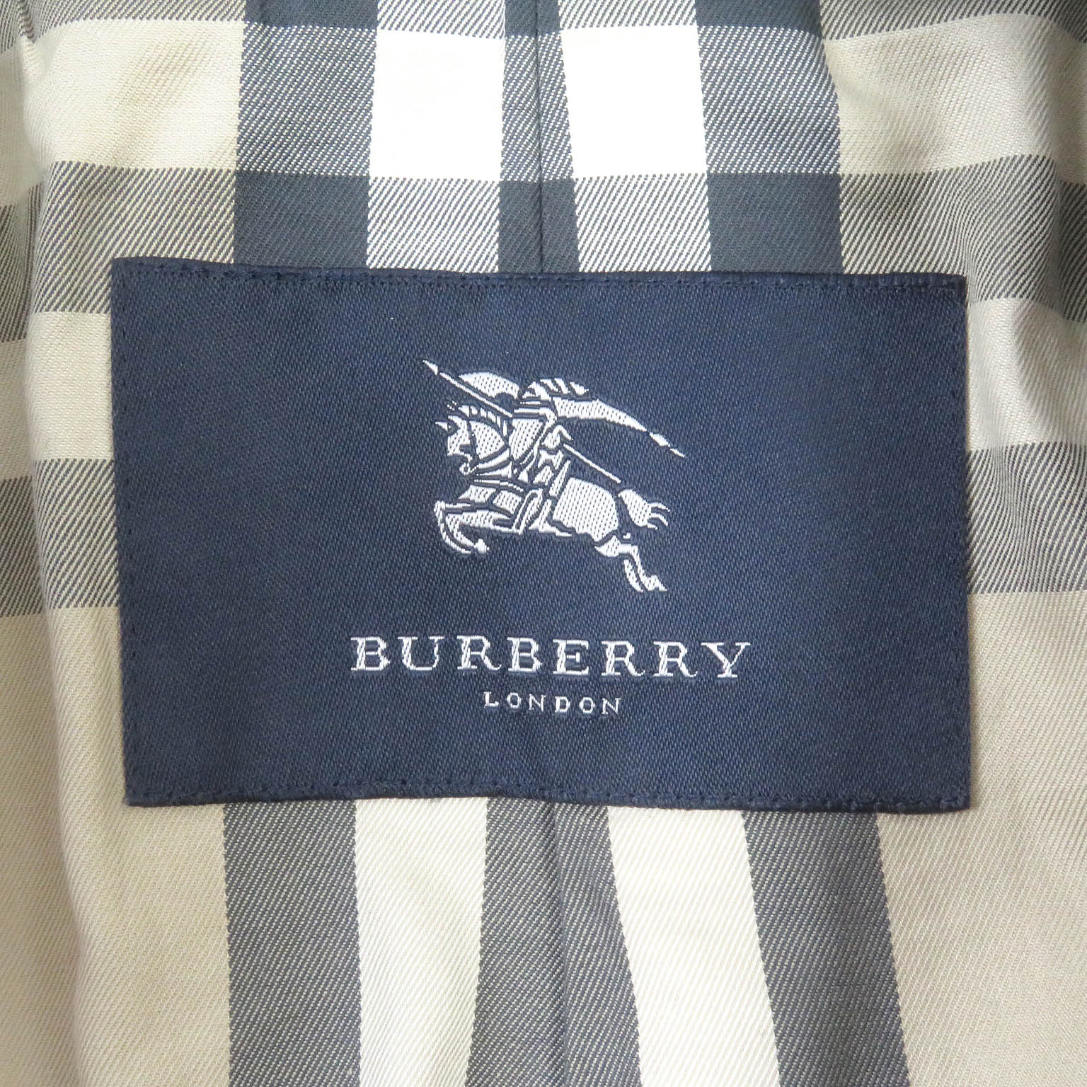 Burberry Wool Double-Breasted Chester Coat Dark Gray L