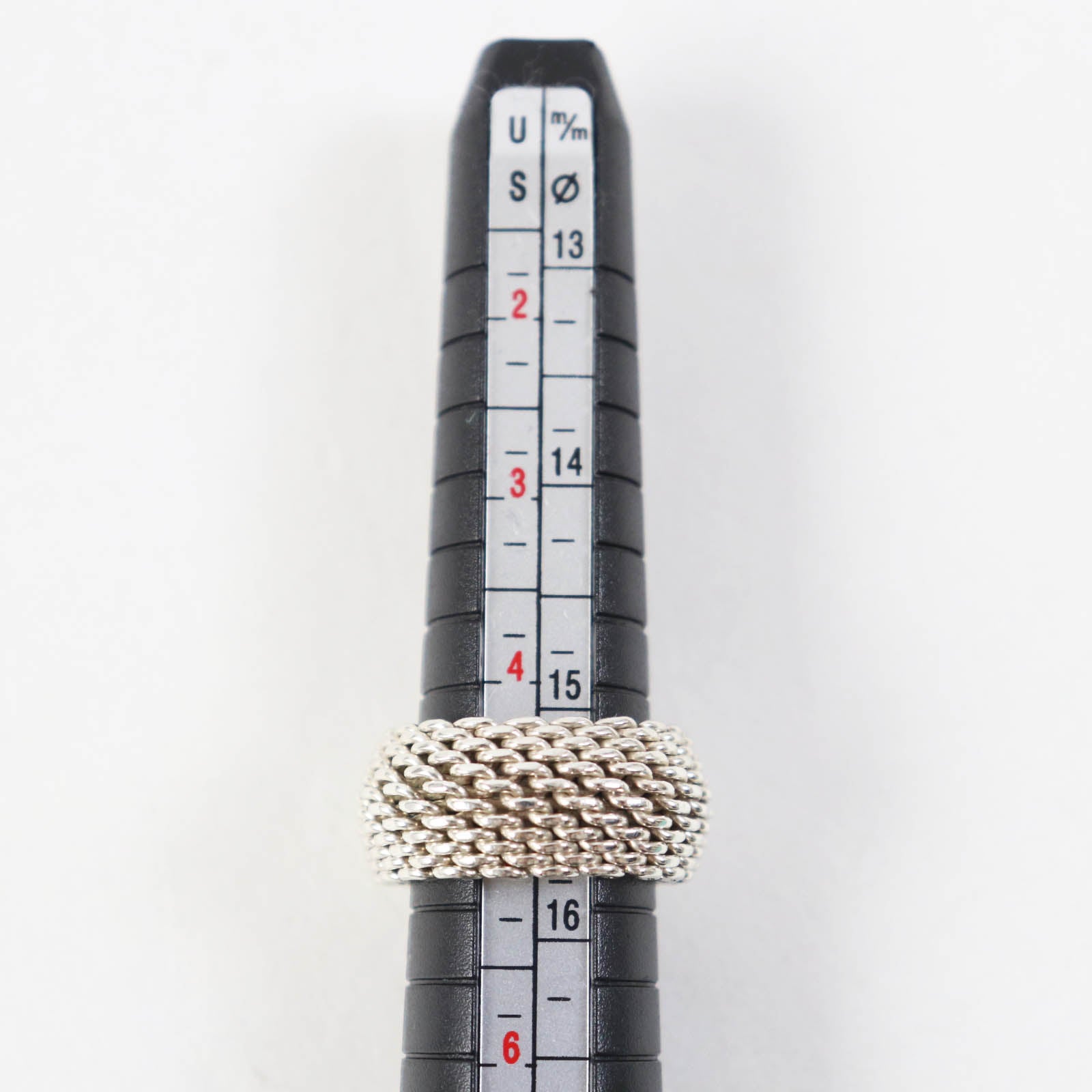 Tiffany & Co Somerset Mesh Ring SV925