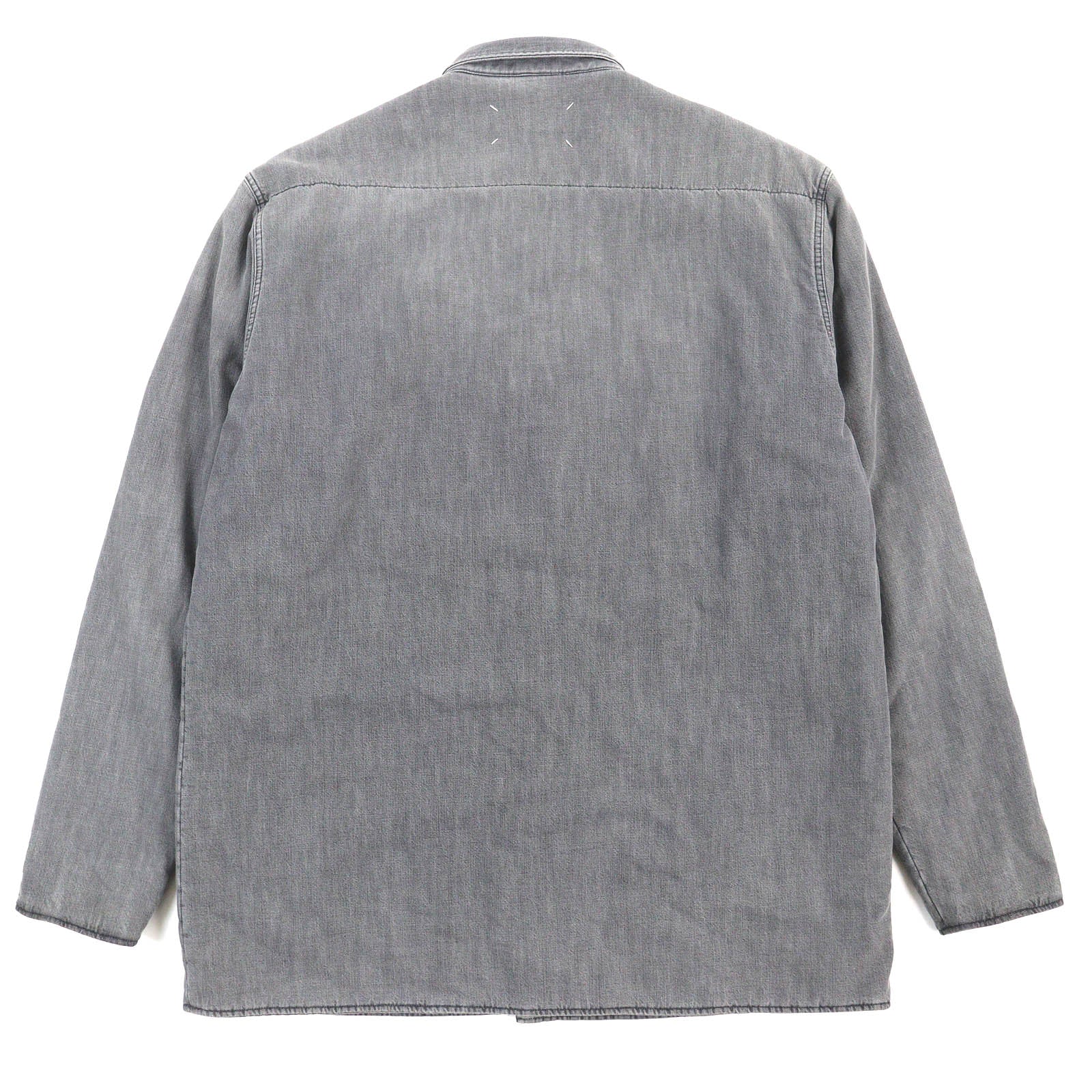 Maison Margiela Padded Denim Shirt Jacket Gray