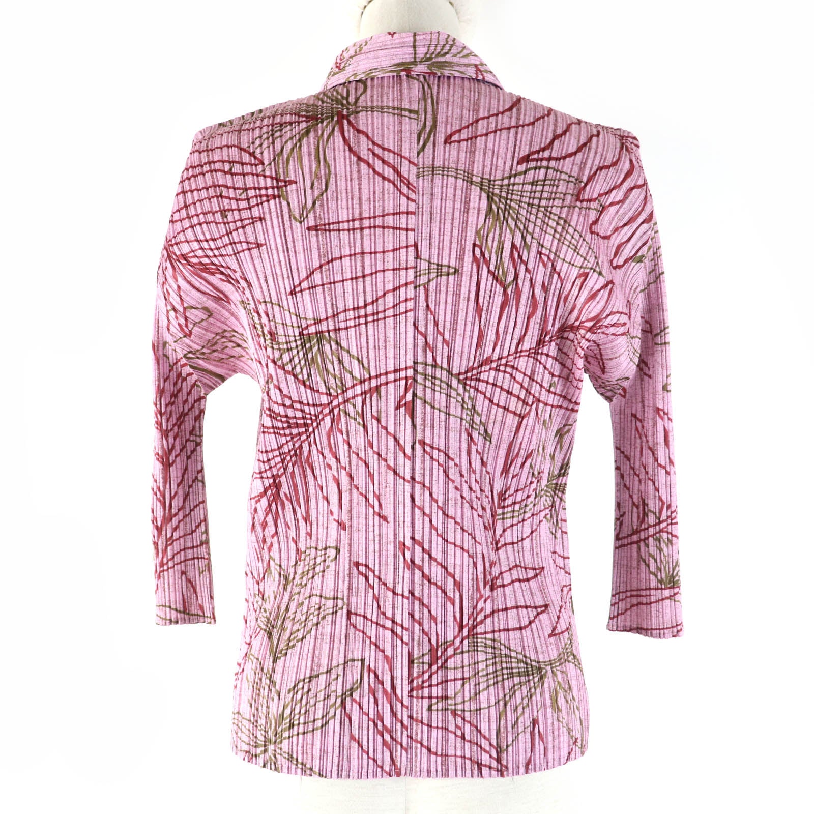 PLEATS PLEASE Polyester Long Sleeve Shirt Pink Women