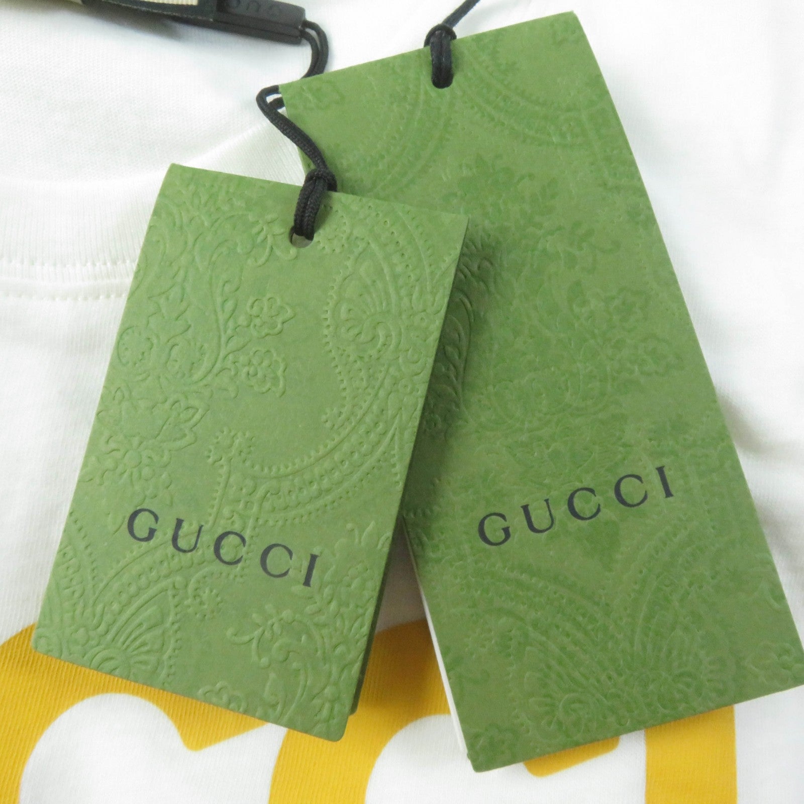 Gucci Animal Print Cotton T-shirt Ivory S