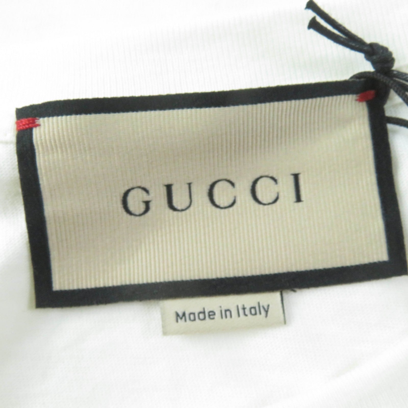 Gucci Animal Print Cotton T-shirt Ivory S