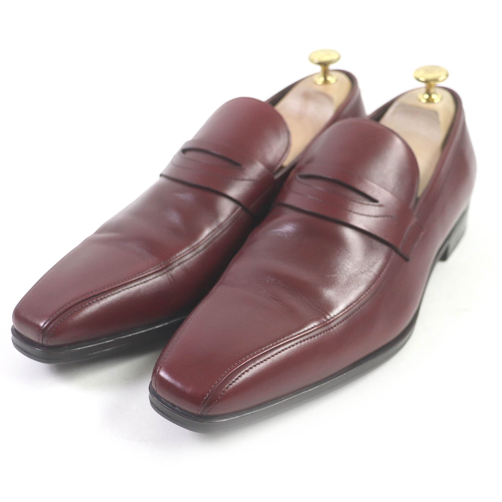 Salvatore Ferragamo Leather Penny Loafers