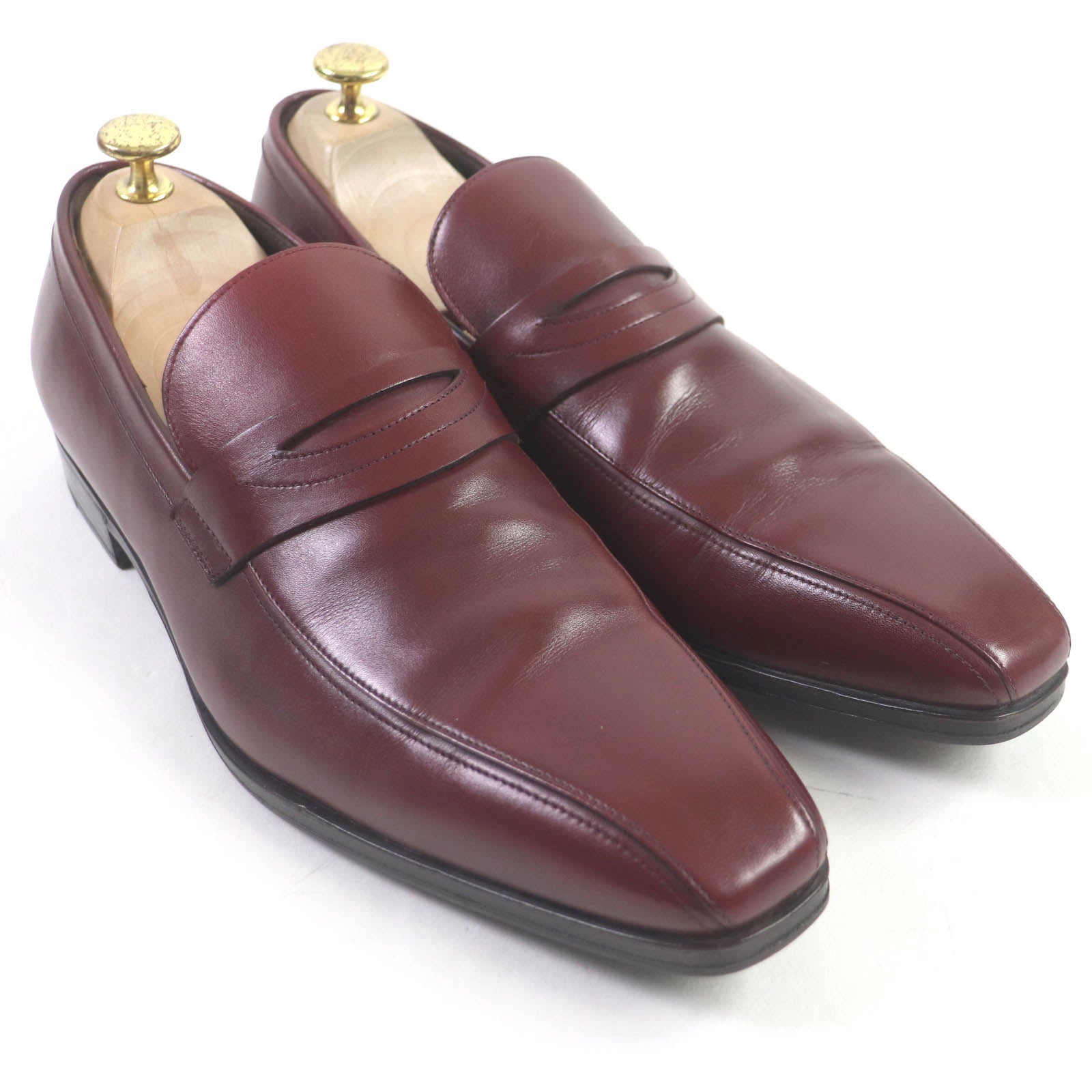 Salvatore Ferragamo Leather Penny Loafers