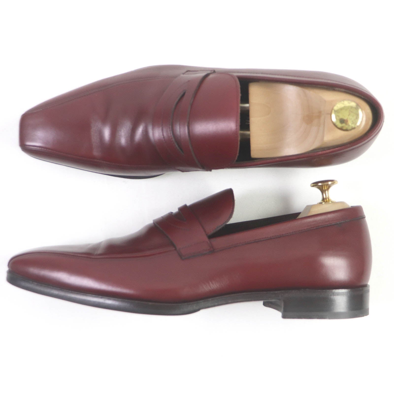 Salvatore Ferragamo Leather Penny Loafers