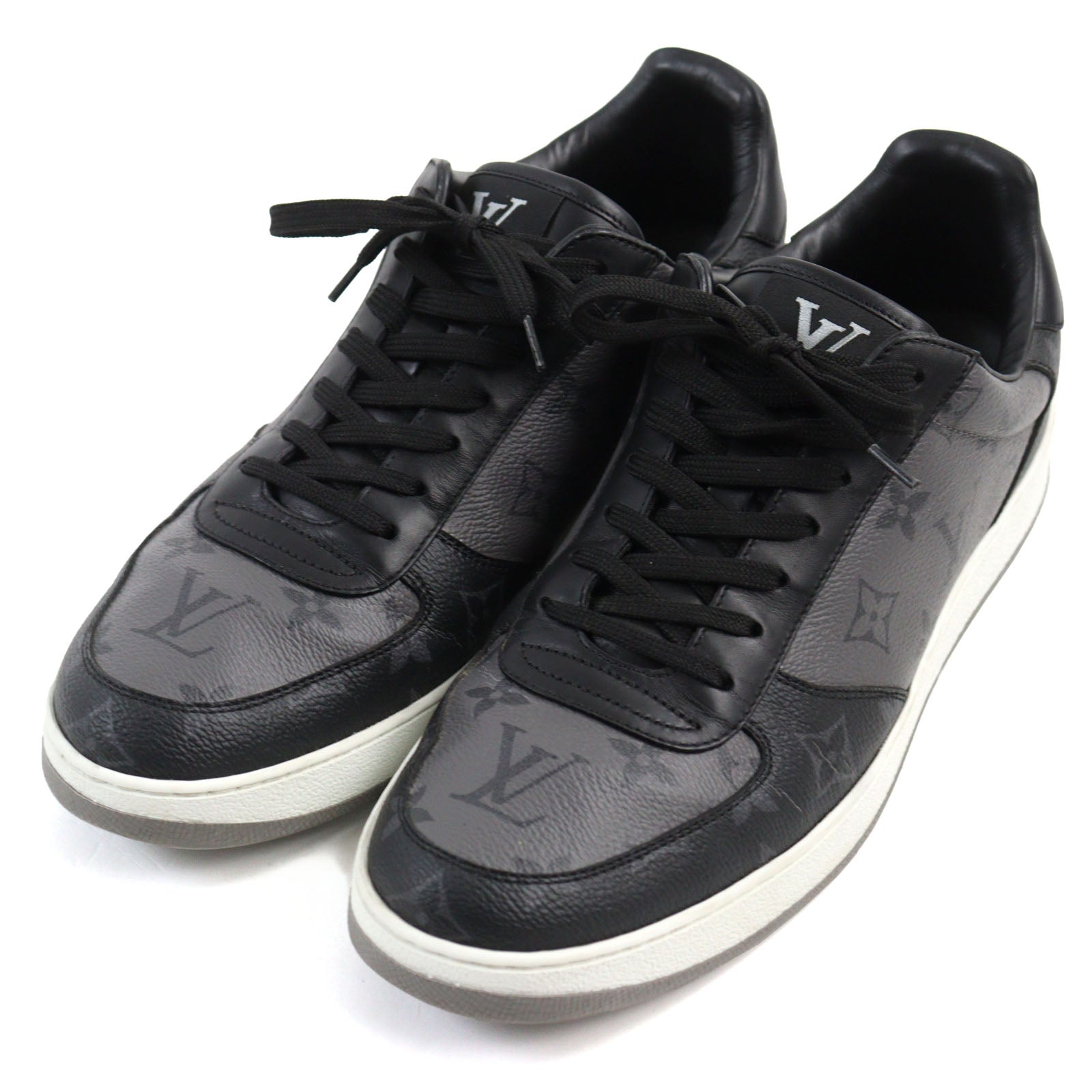 Louis Vuitton Rivoli Monogram Leather Sneakers 7.5