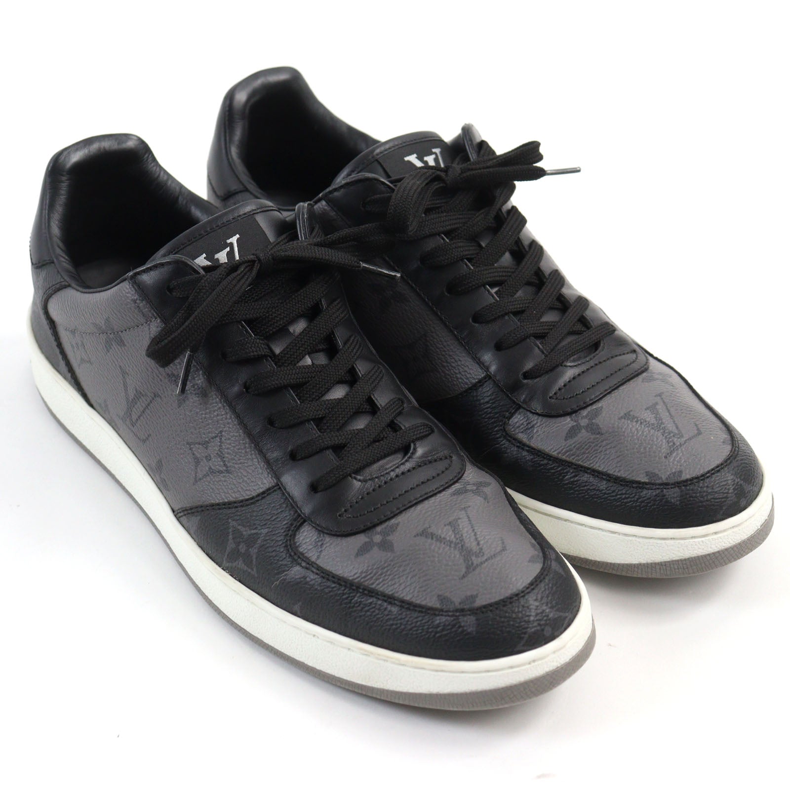 Louis Vuitton Rivoli Monogram Leather Sneakers 7.5