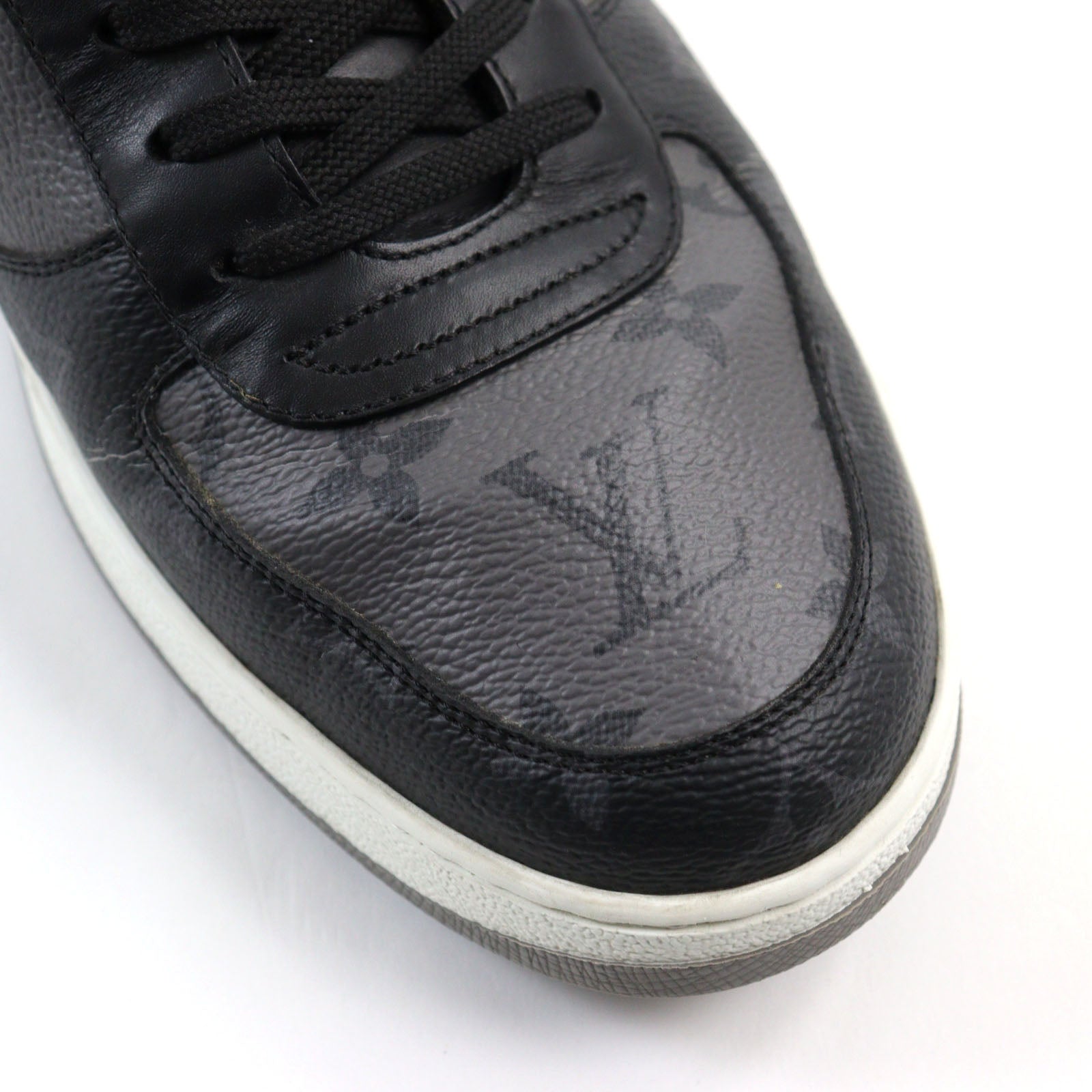 Louis Vuitton Rivoli Monogram Leather Sneakers 7.5